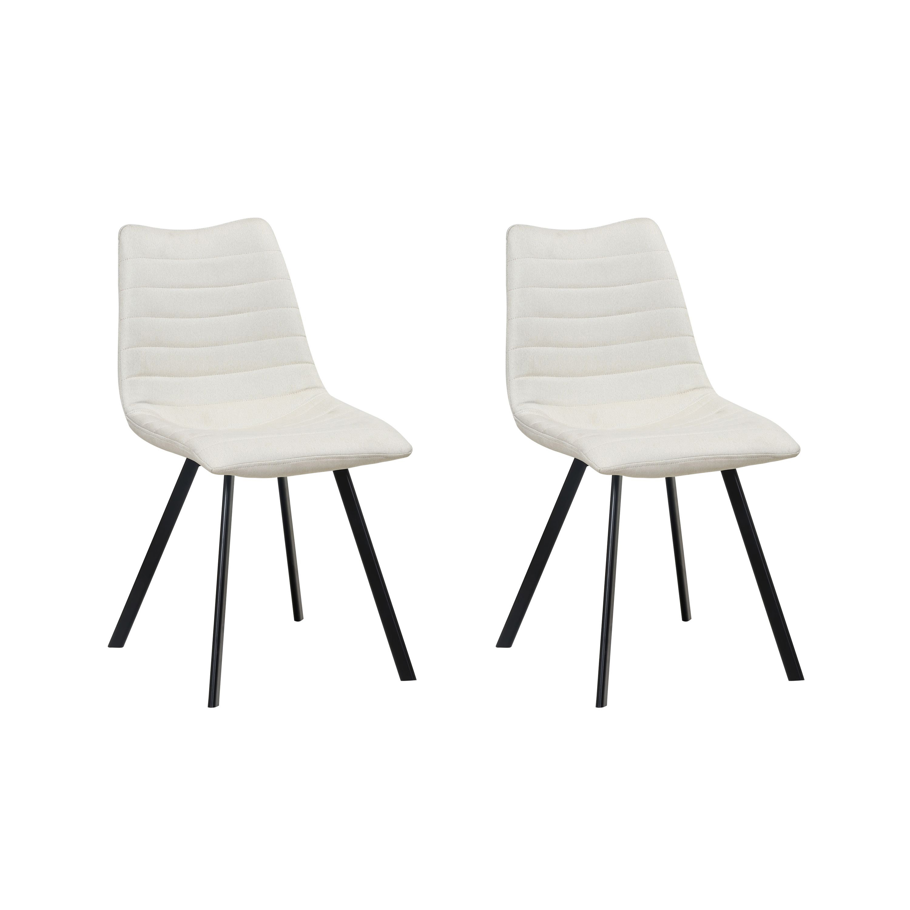 Esszimmerstuhl WILL 2er Set beige