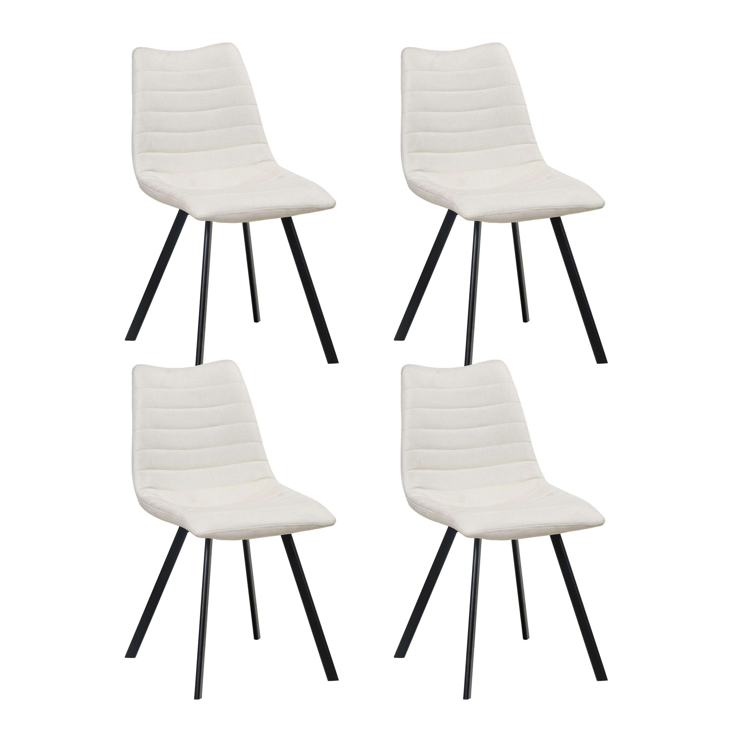 Esszimmerstuhl WILL 4er Set beige