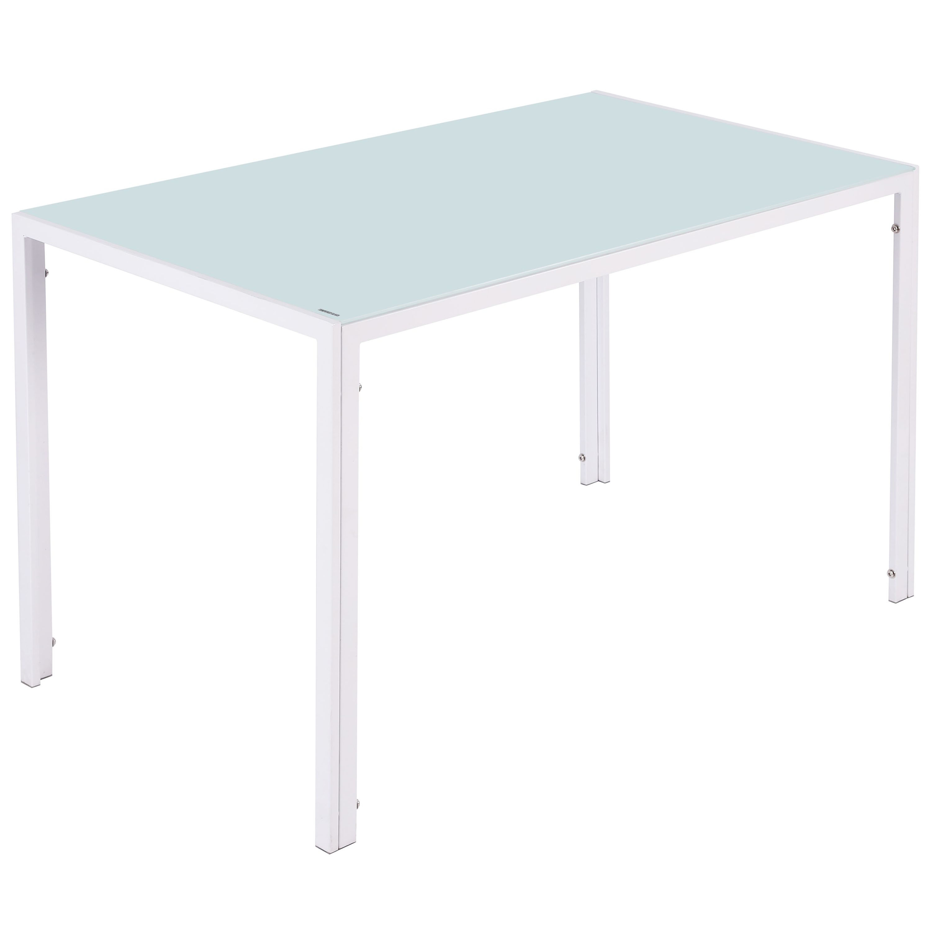 Esstisch Glas TIM 120 x 70 cm weiss