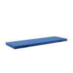 Klappmatratze blau ausgeklappt
