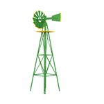 Windrad grün 125 cm Rückseite