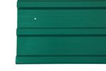 Trapezblech grün 12er Set 129 x 45 cm Nahaufnahme Vorderseite