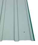 Trapezblech grün 12er Set 129 x 45 cm Nahaufnahme Rückseite