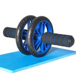Ab Wheel Bauch Roller Seitenansicht auf Matte
