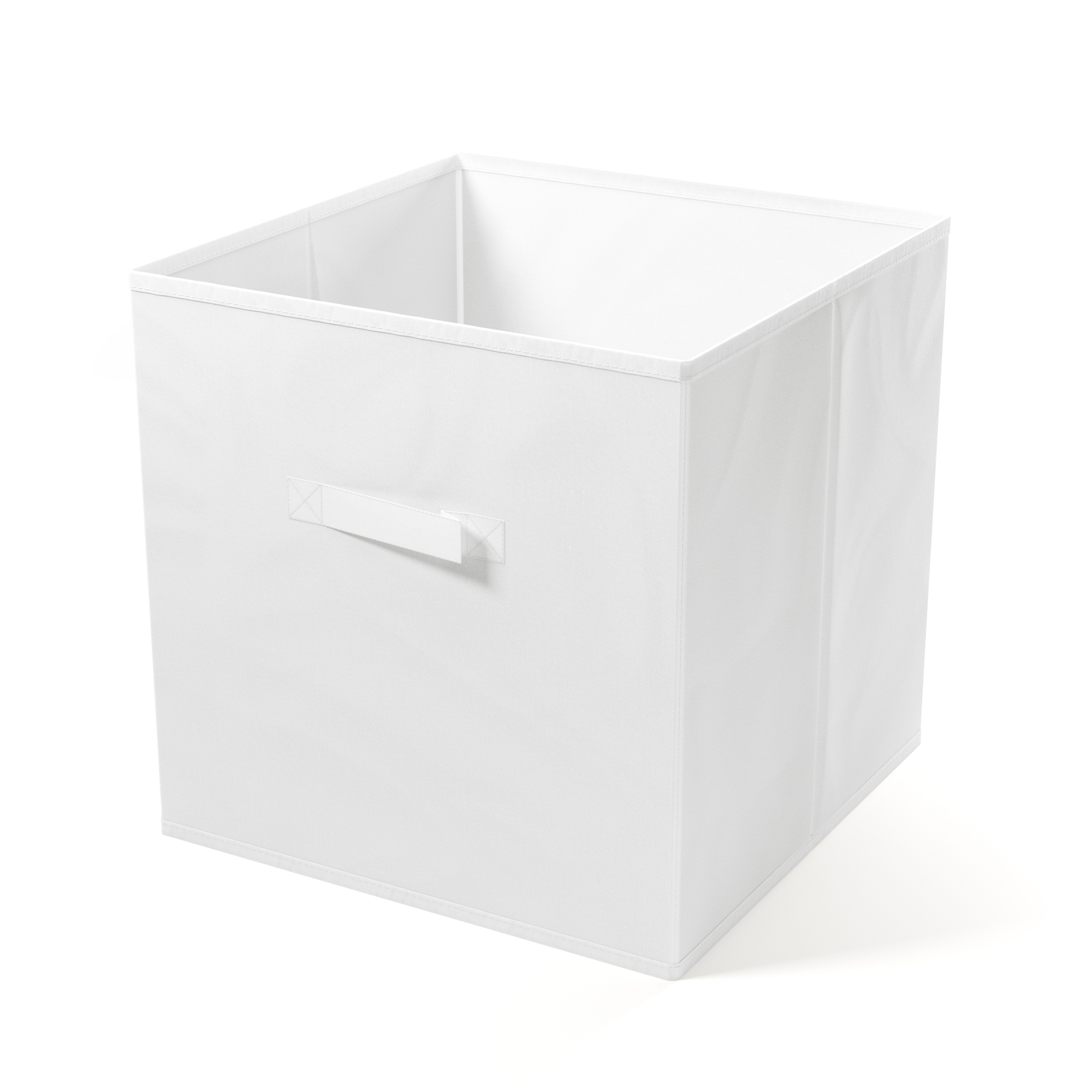 Aufbewahrungsbox 33 x 33 cm 2er Set weiss