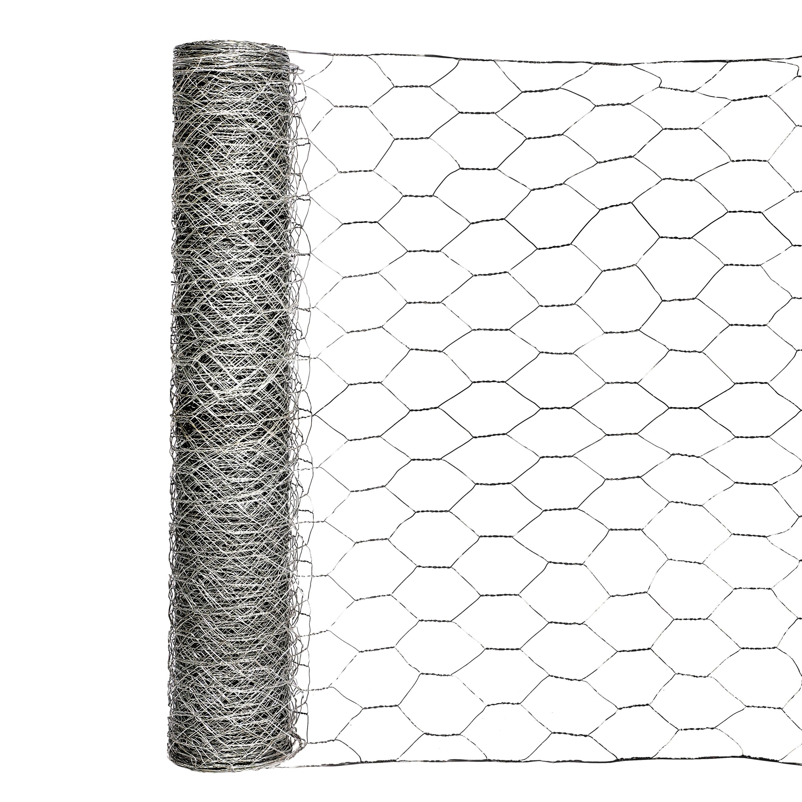 Maschendrahtzaun 3.8 cm sechseck 1 m x 25 m