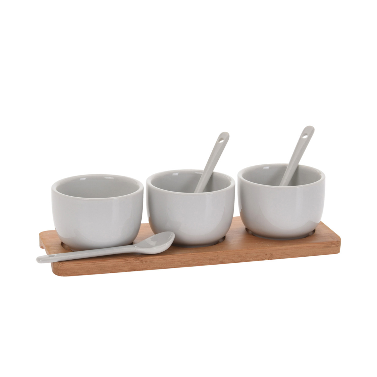 Apéroschale Servierset 7-teilig weiss