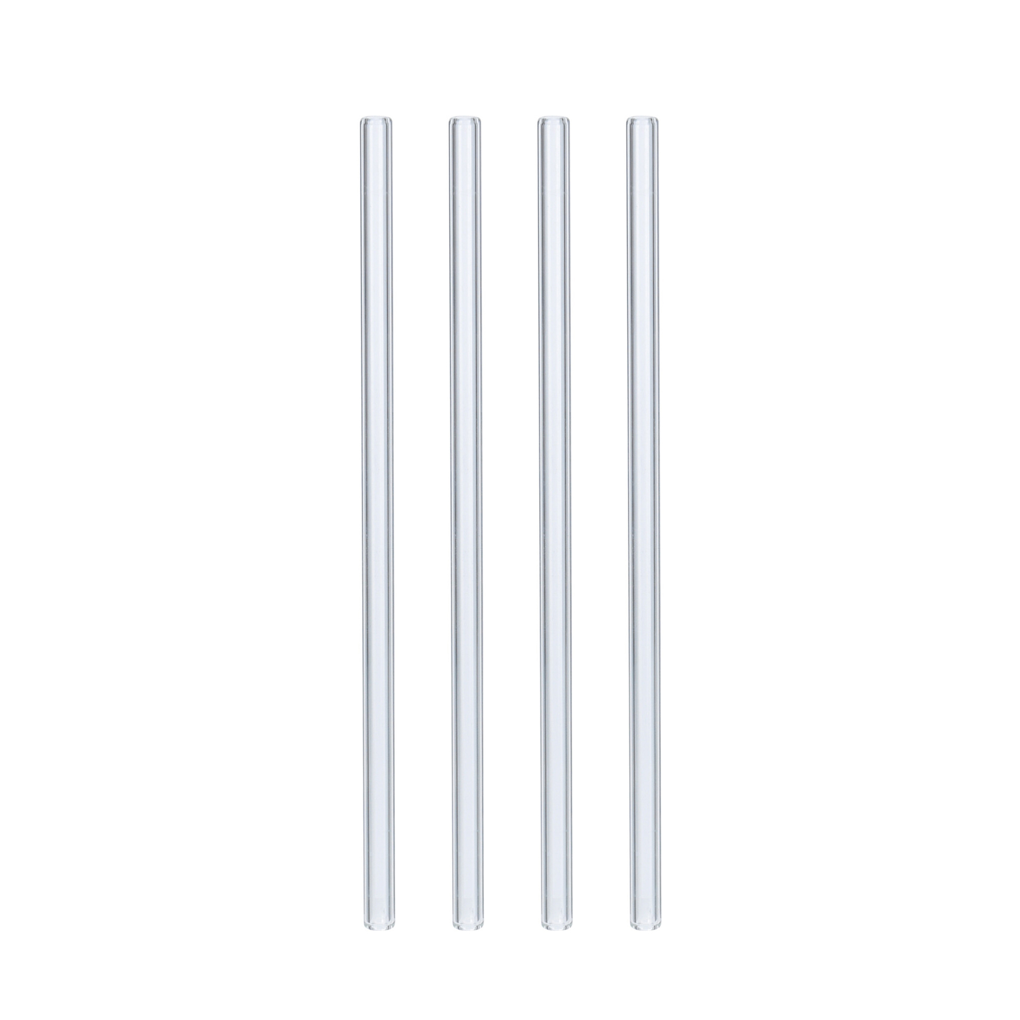 Strohhalm Glas 4er Set