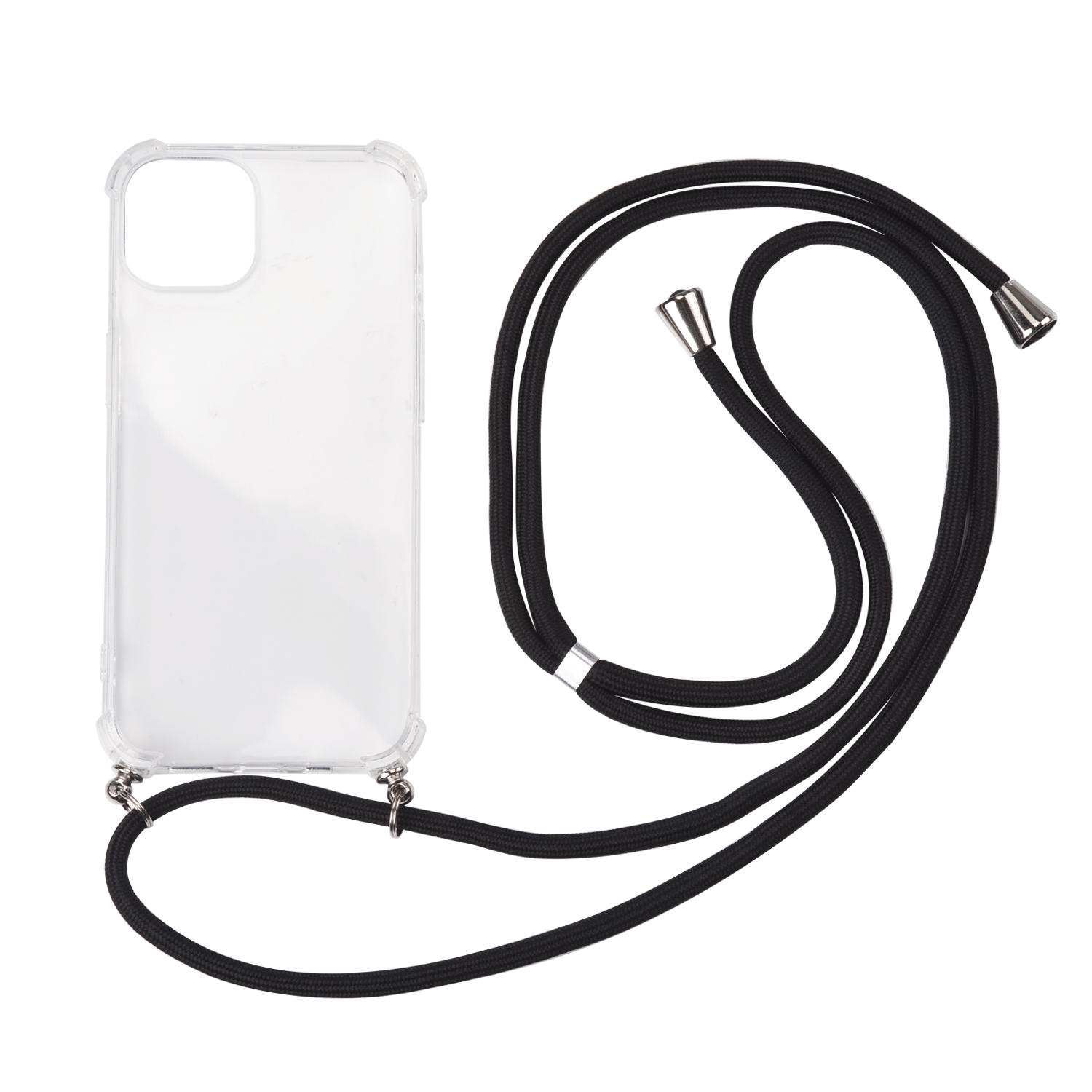 Schutzhülle mit Band iPhone 13 transparent