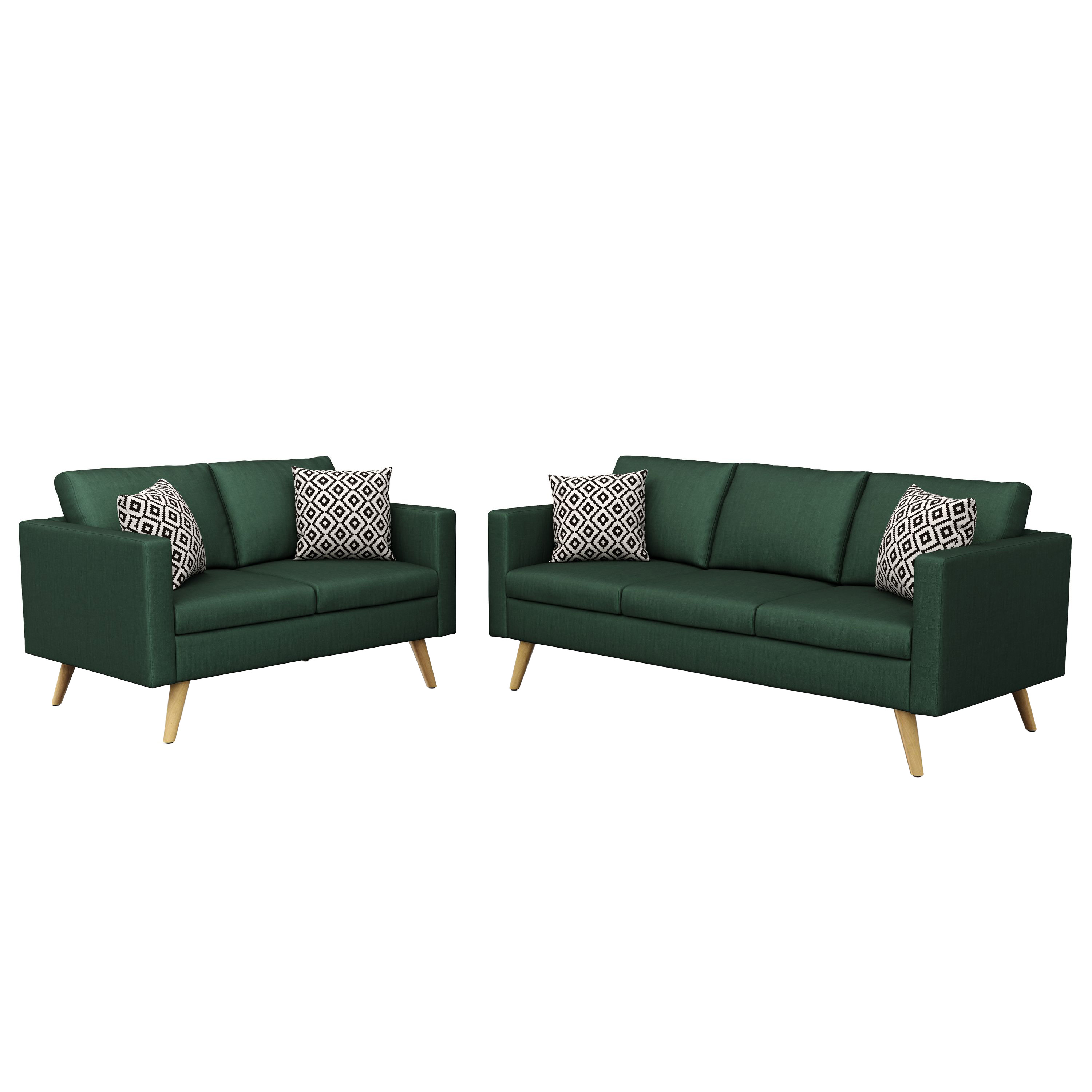 Sofa Set BLAIR dunkelgrün