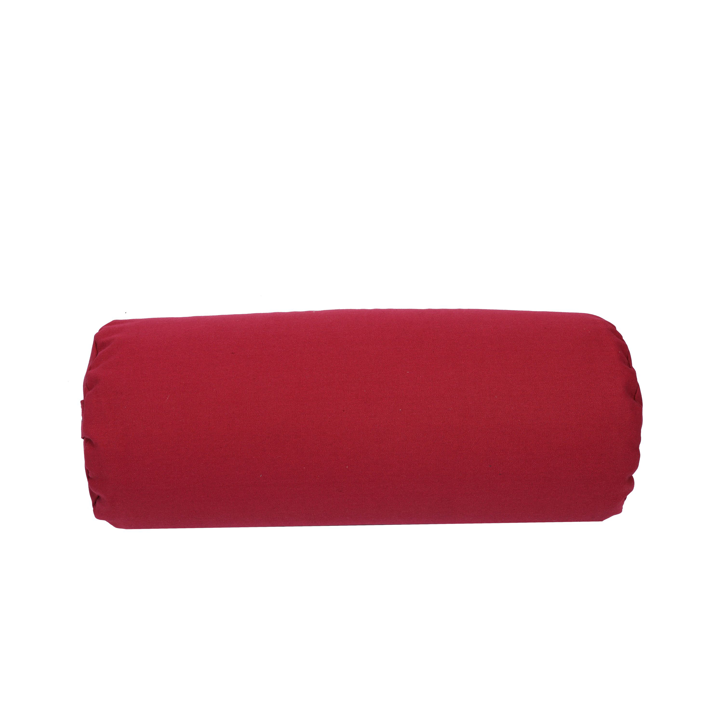 Yogakissen 23 x 63 cm bordeaux
