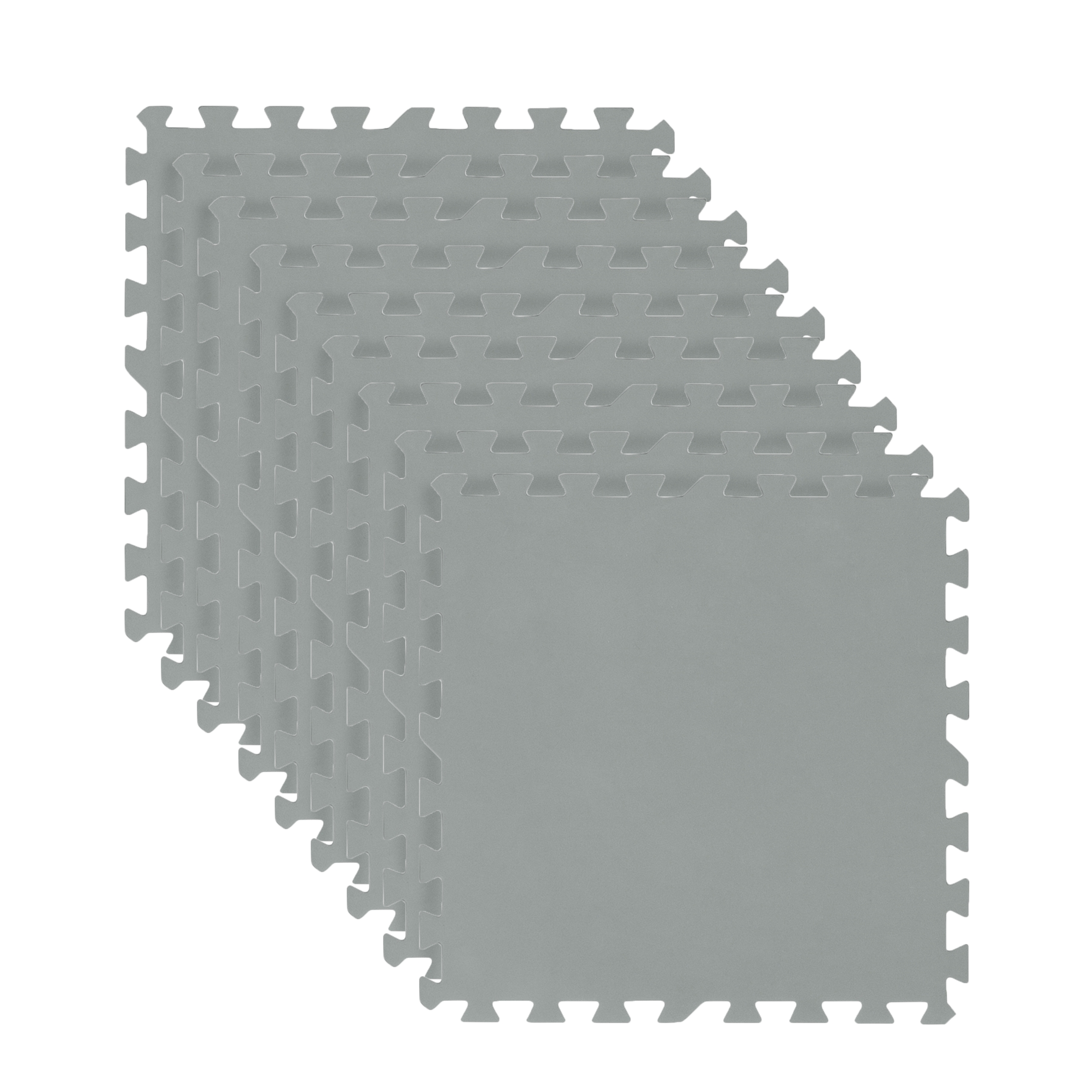 Pool Bodenschutz Fliesen grau 9er Set 50 x 50 cm