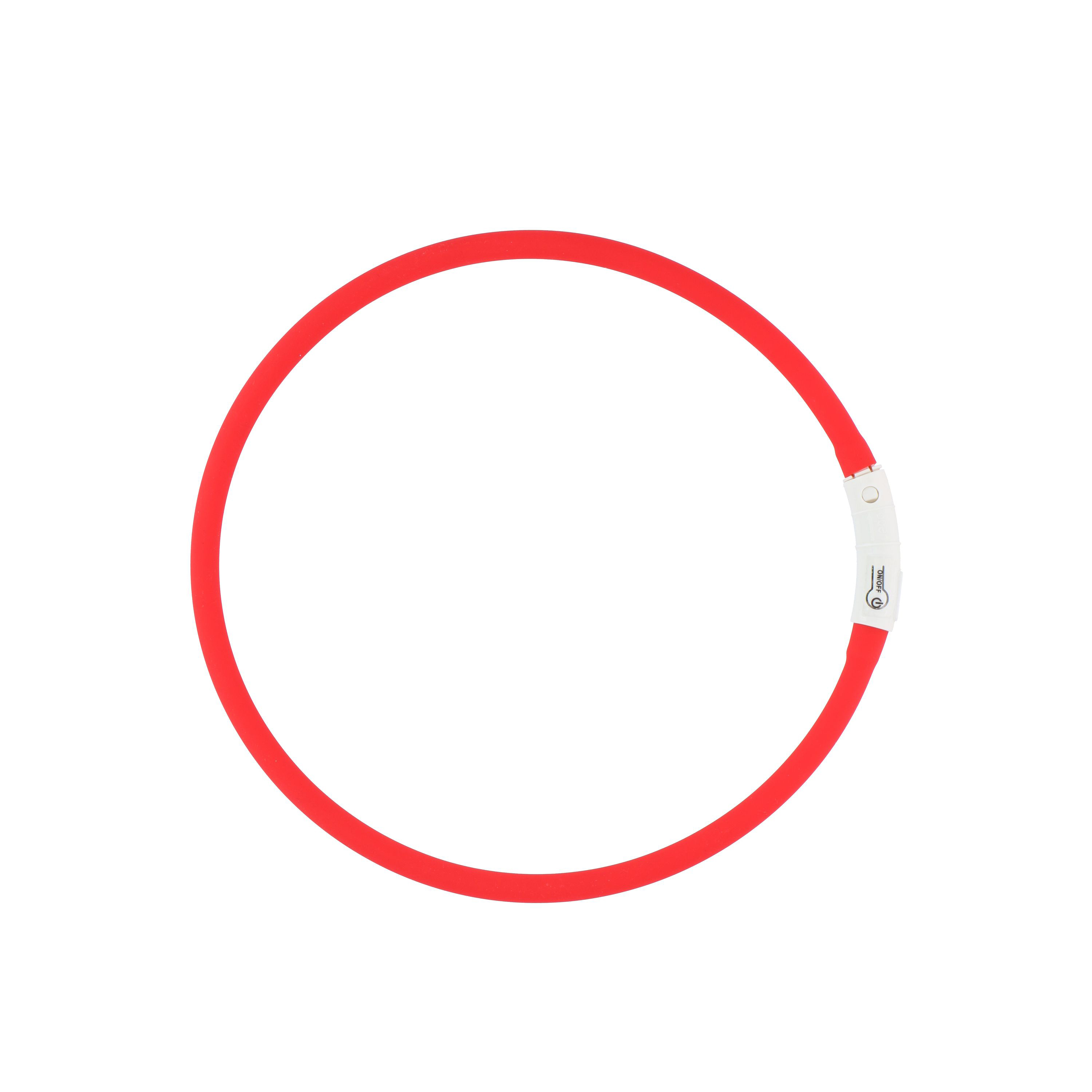 Hundehalsband Silikon LED