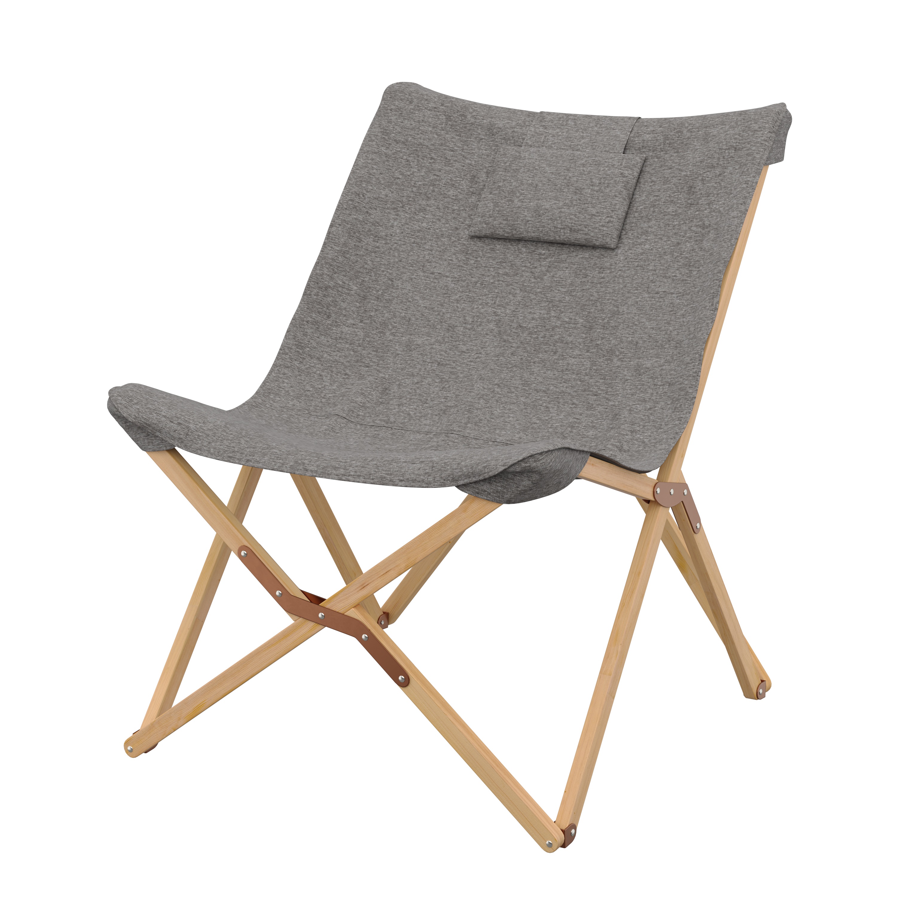 Butterfly Sessel Holz grau