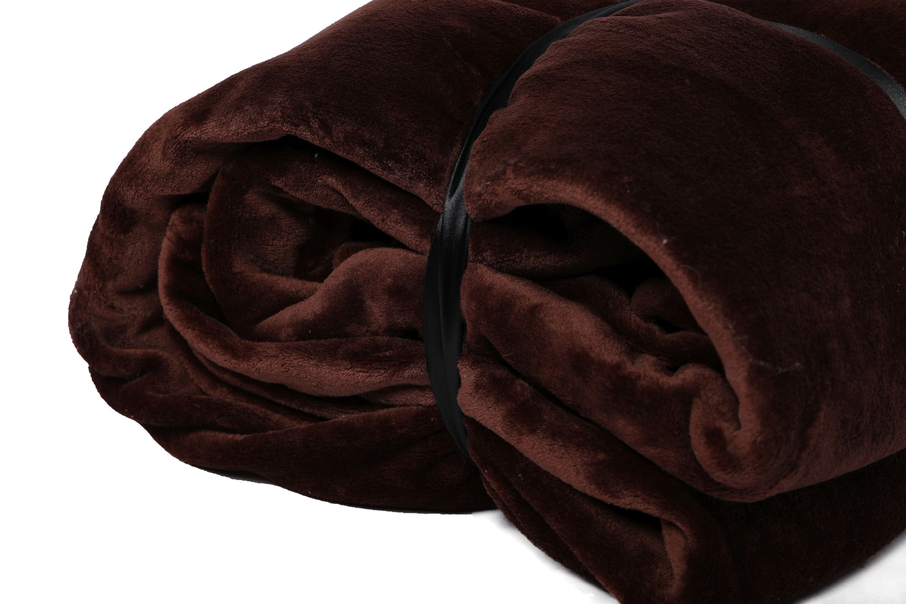 Kuscheldecke 220 x 240 cm braun