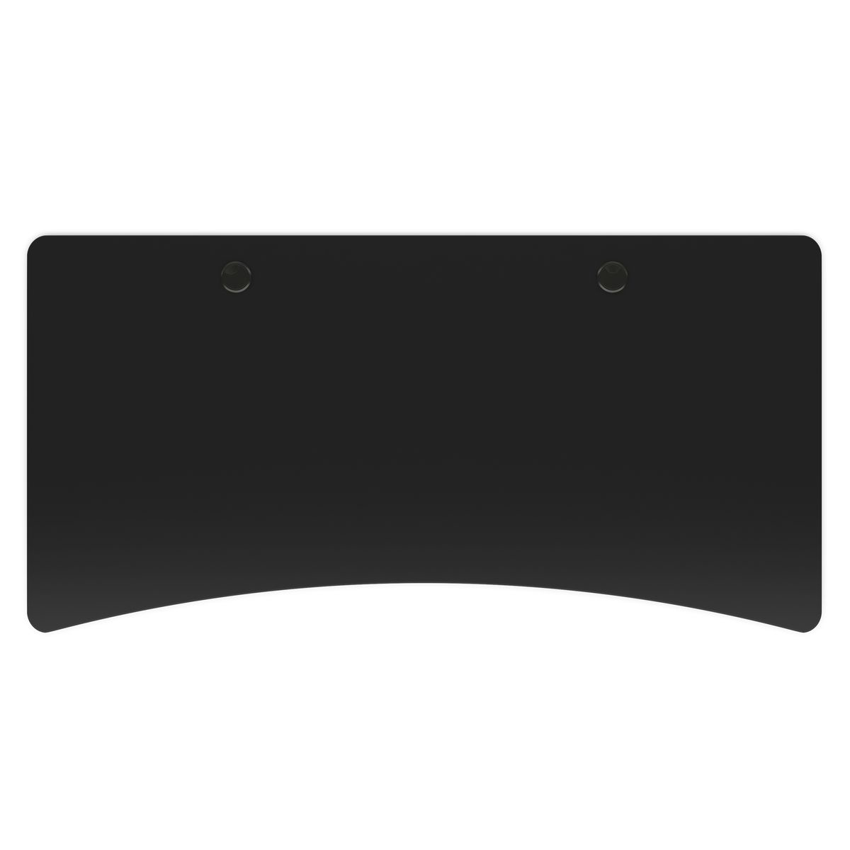 Tischplatte Stehpult mit Kabeldurchlass schwarz 200 x 92 cm