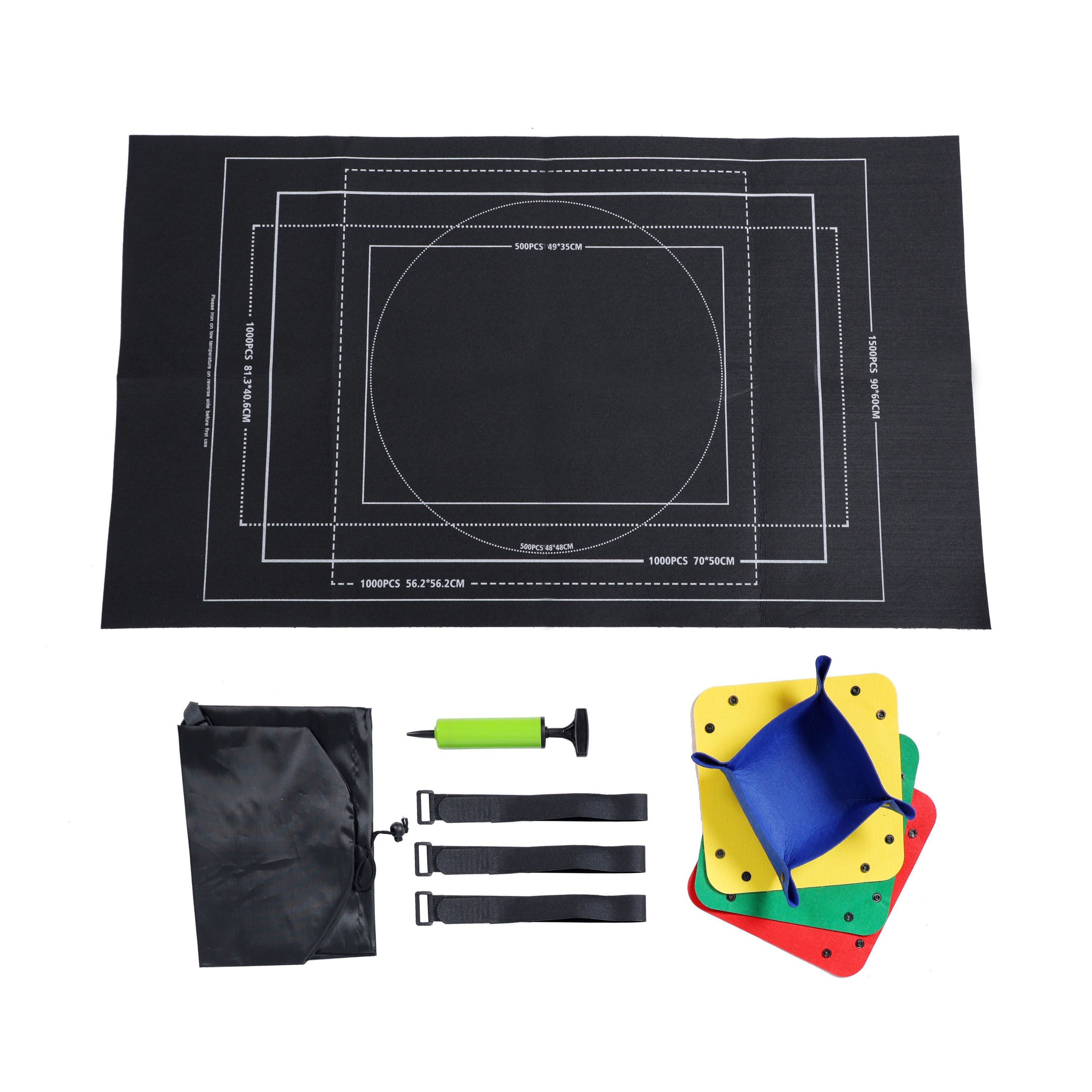 Puzzlematte aufrollbar schwarz