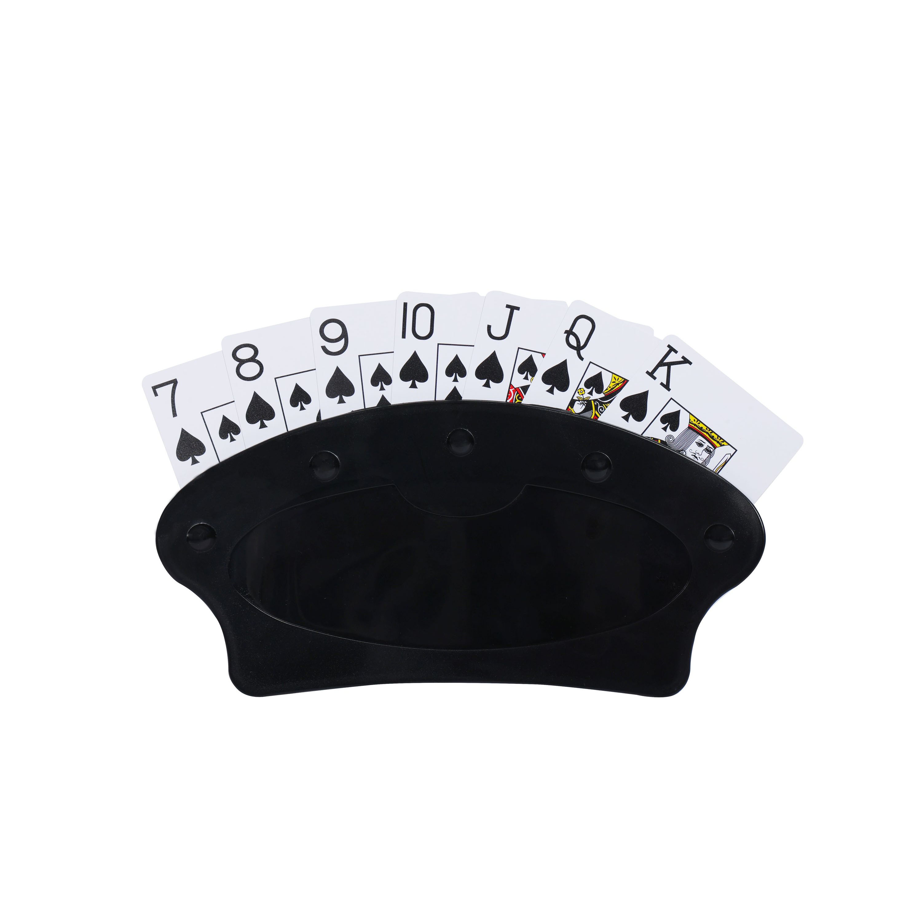 Kartenhalter 21 x 10 cm schwarz