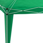 Gartenpavillon Pavillon Partyzelt 3x3m grün Innenansicht