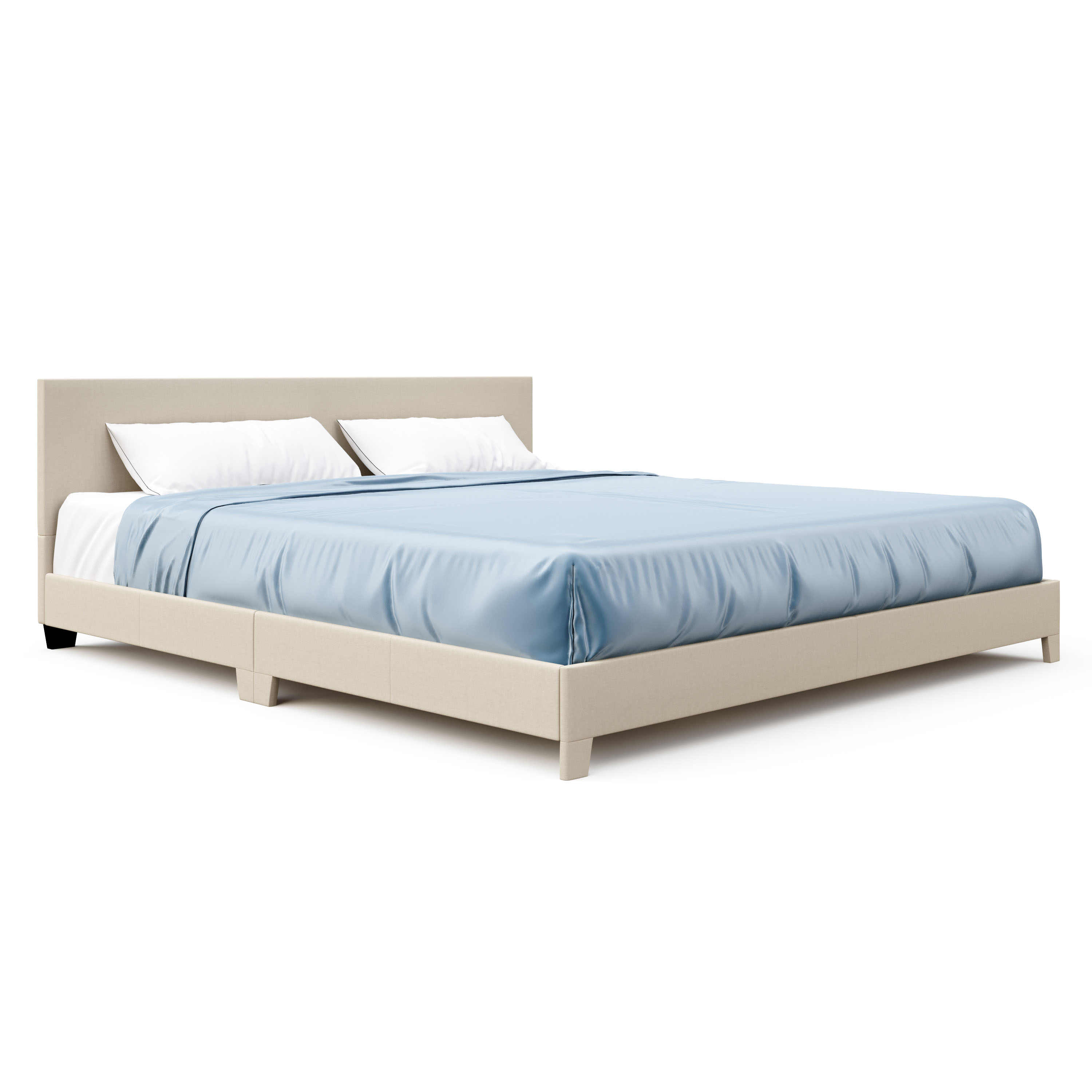 Polsterbett JUNA 180 x 200 cm beige