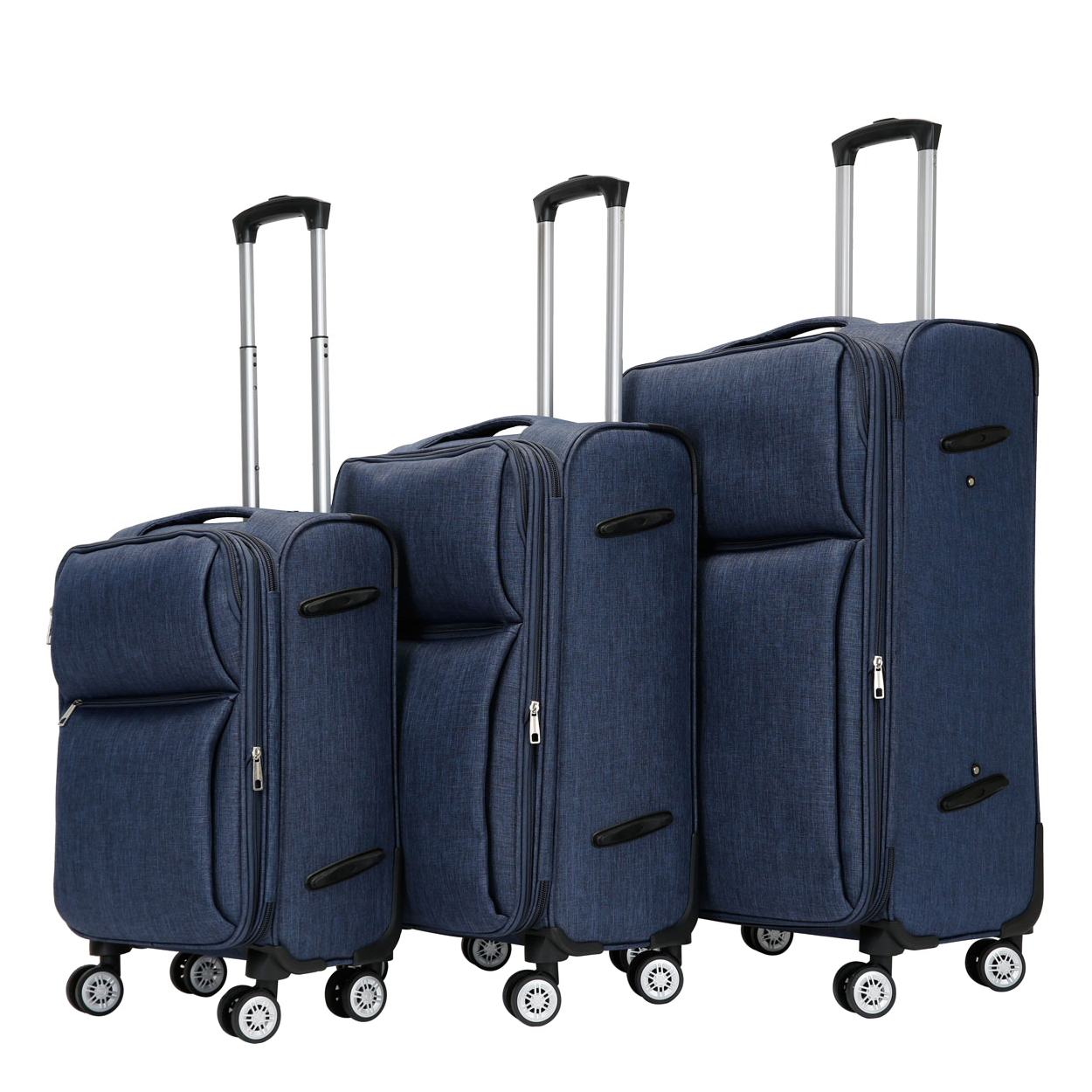 Reisekoffer LANA 3er Set blau