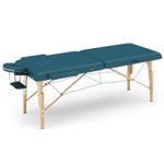 Massage table 2-zones petrol