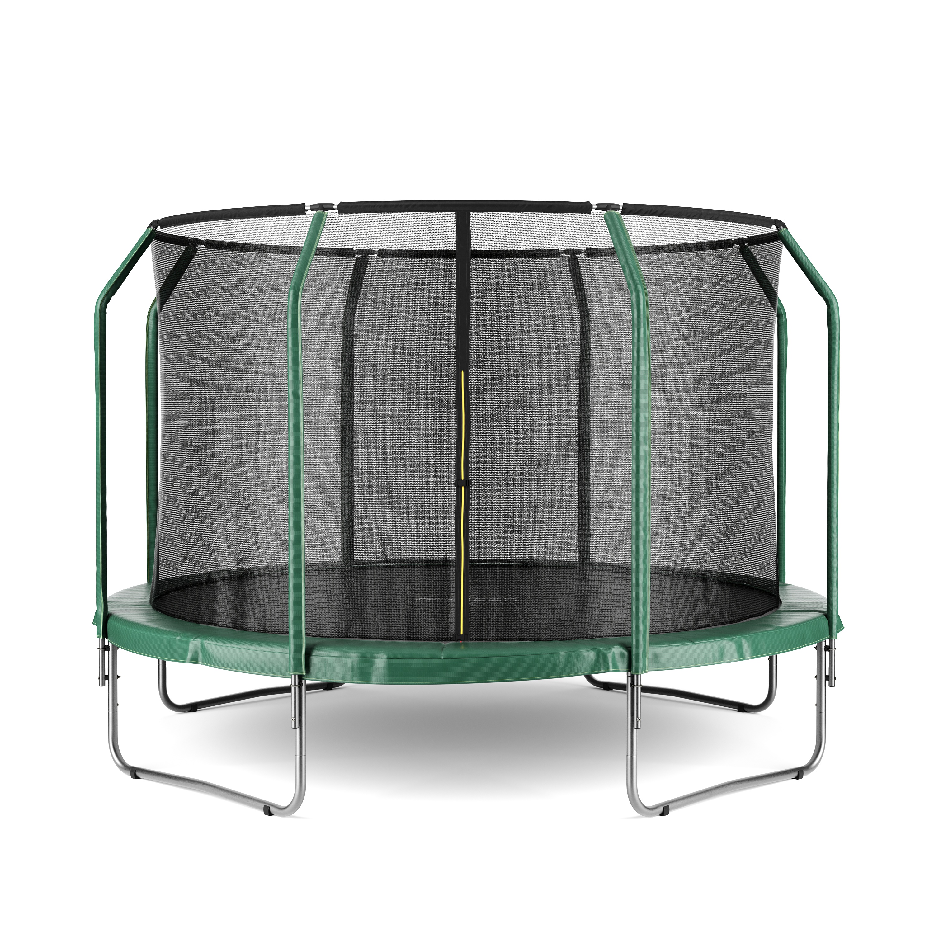 Trampolin 400 cm inkl. Sicherheitsnetz grün