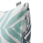 Outdoorkissen LEAF mint/grau 45 x 45 cm Nahaufnahme Inhalt