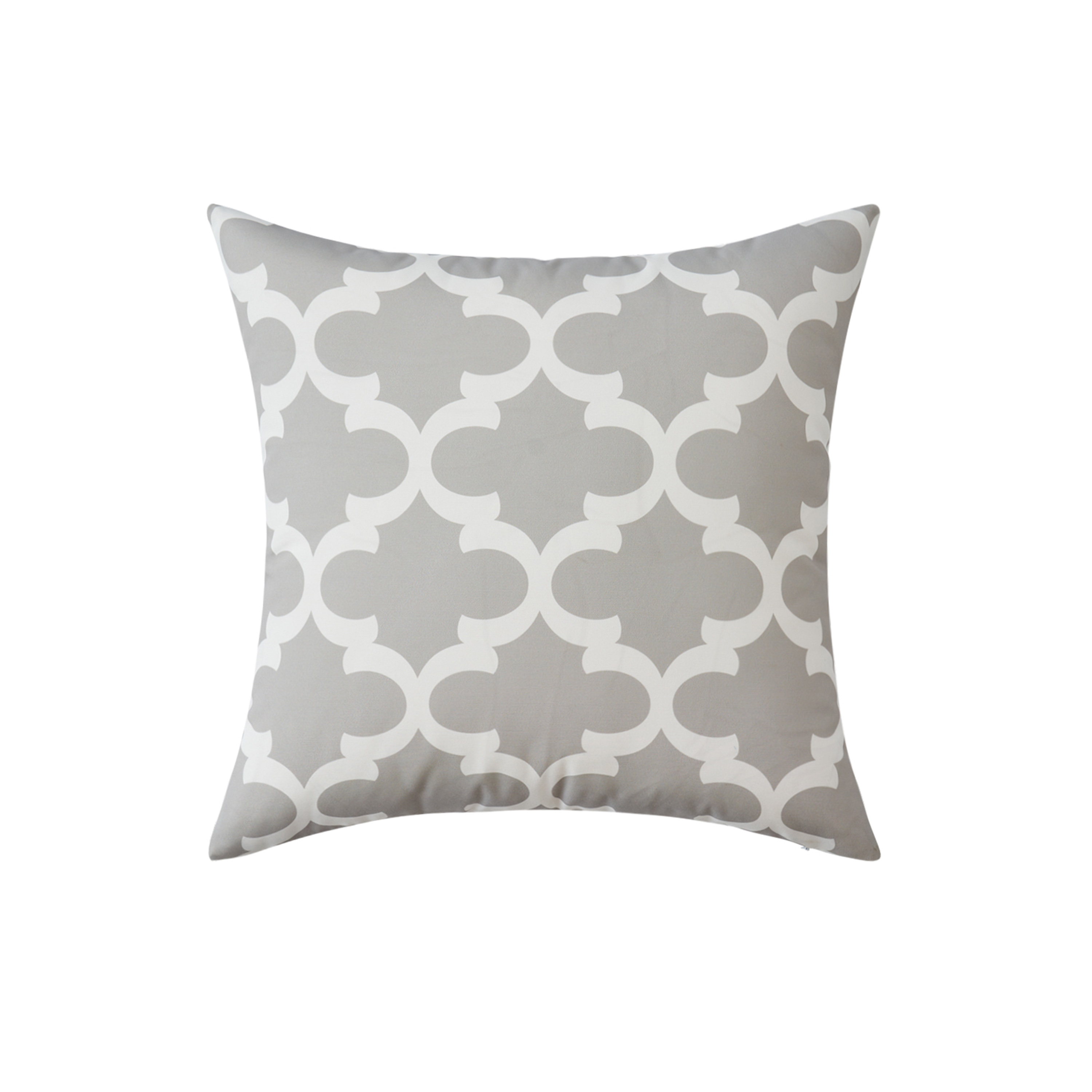 Outdoorkissen PATI grau/weiss 45 x 45 cm