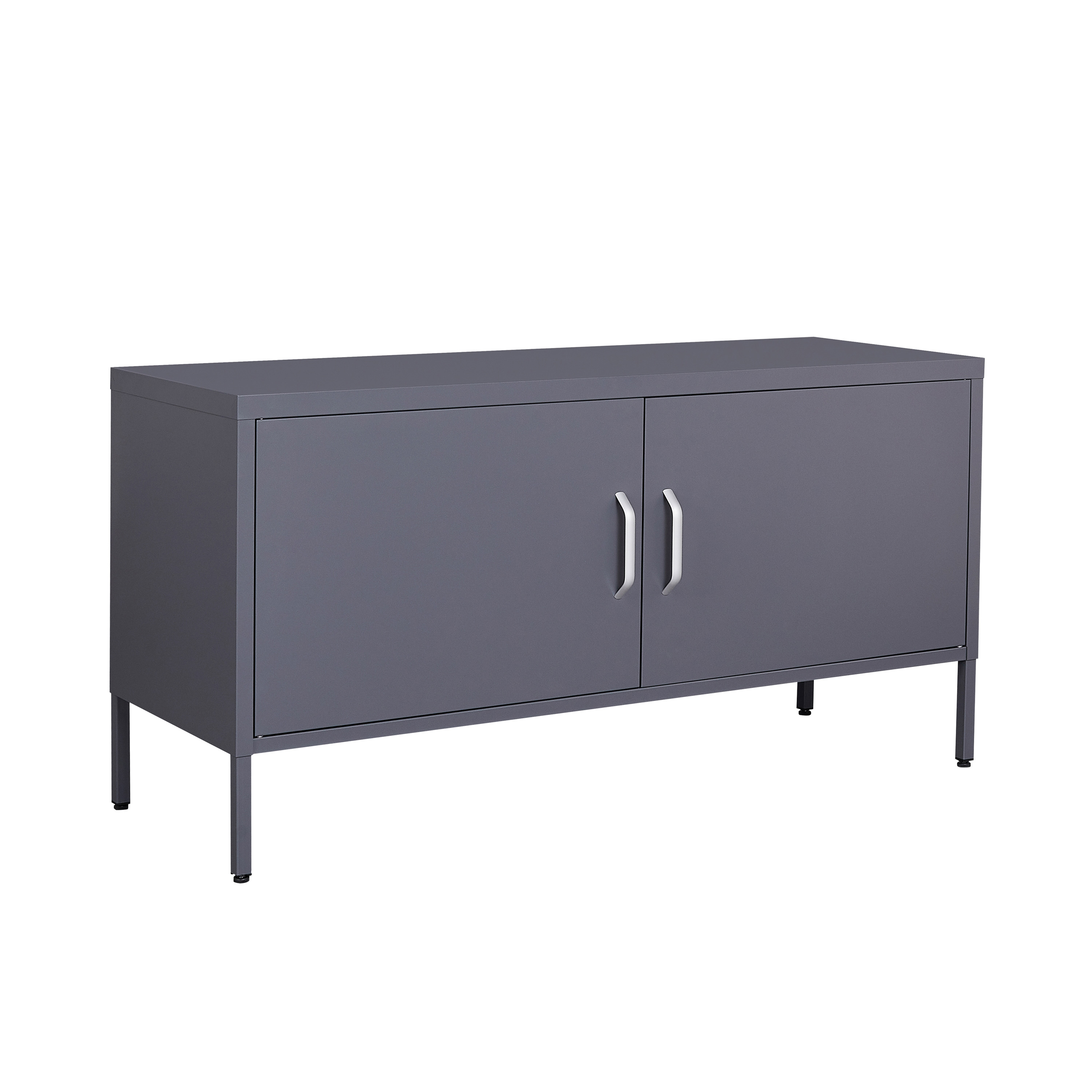 Sideboard Metall KLAUS 115 x 59 cm anthrazit
