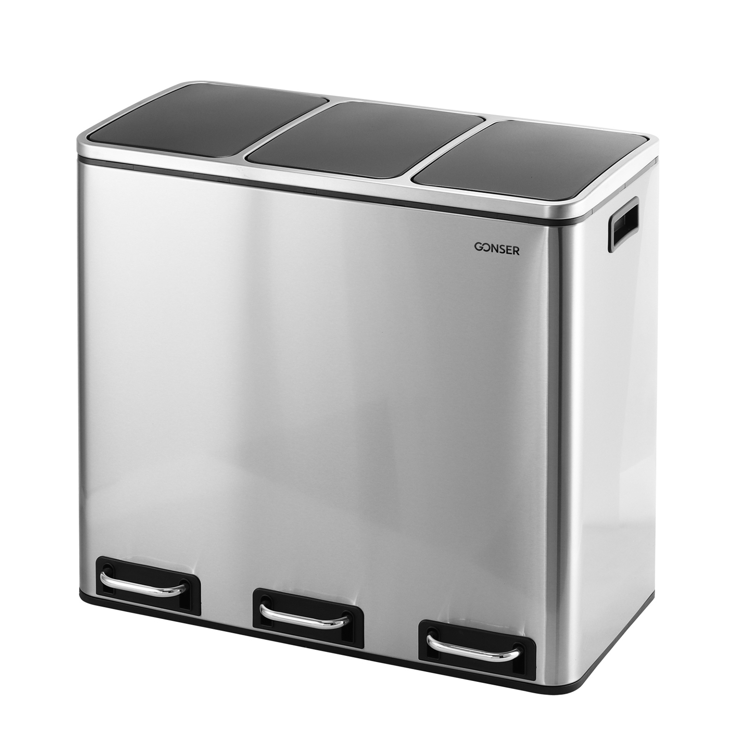 Abfalleimer 3 Fächer 54L