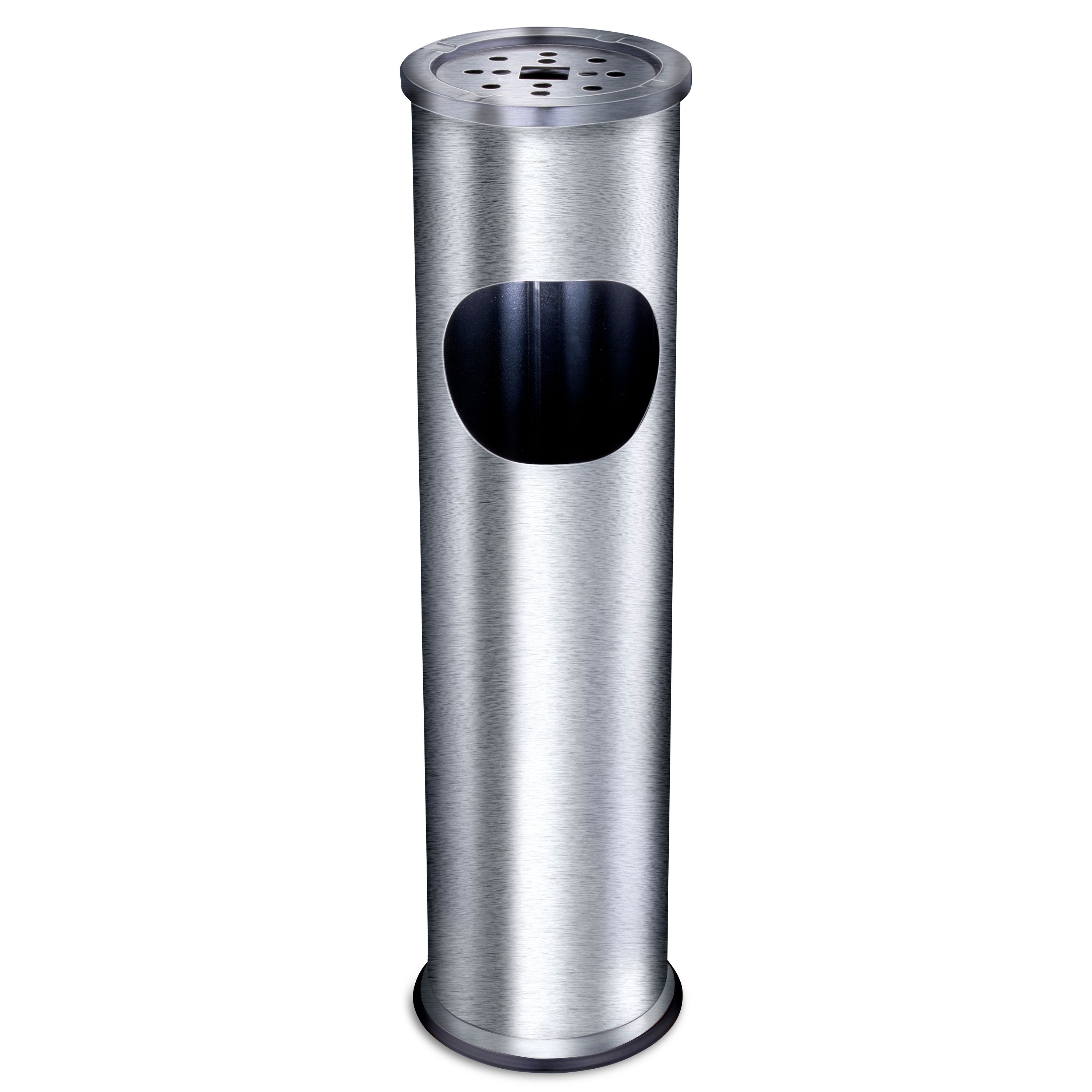 Abfalleimer mit Aschenbecher 8L