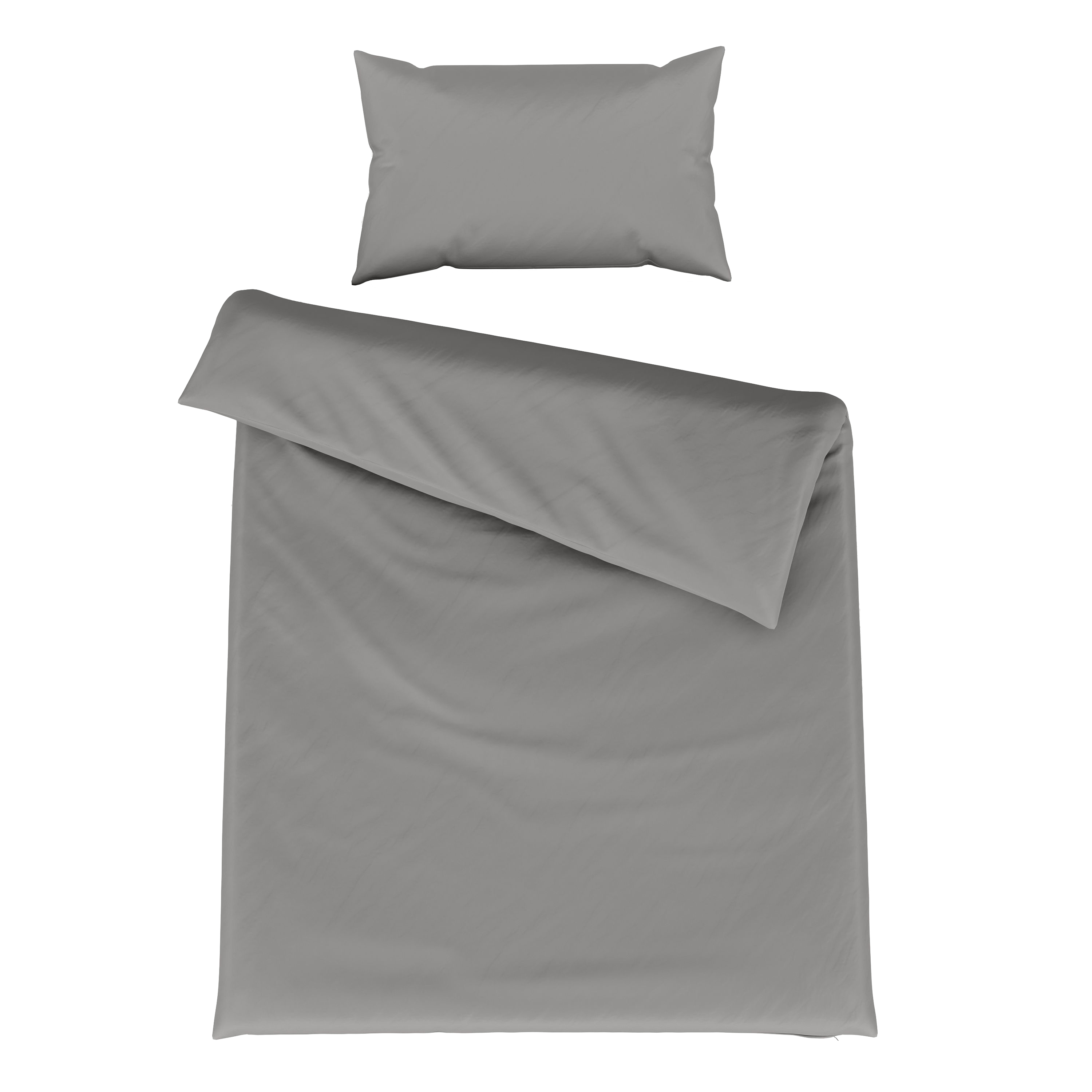 Bettwäsche Set 65 x 100 cm + 160 x 210 cm anthrazit