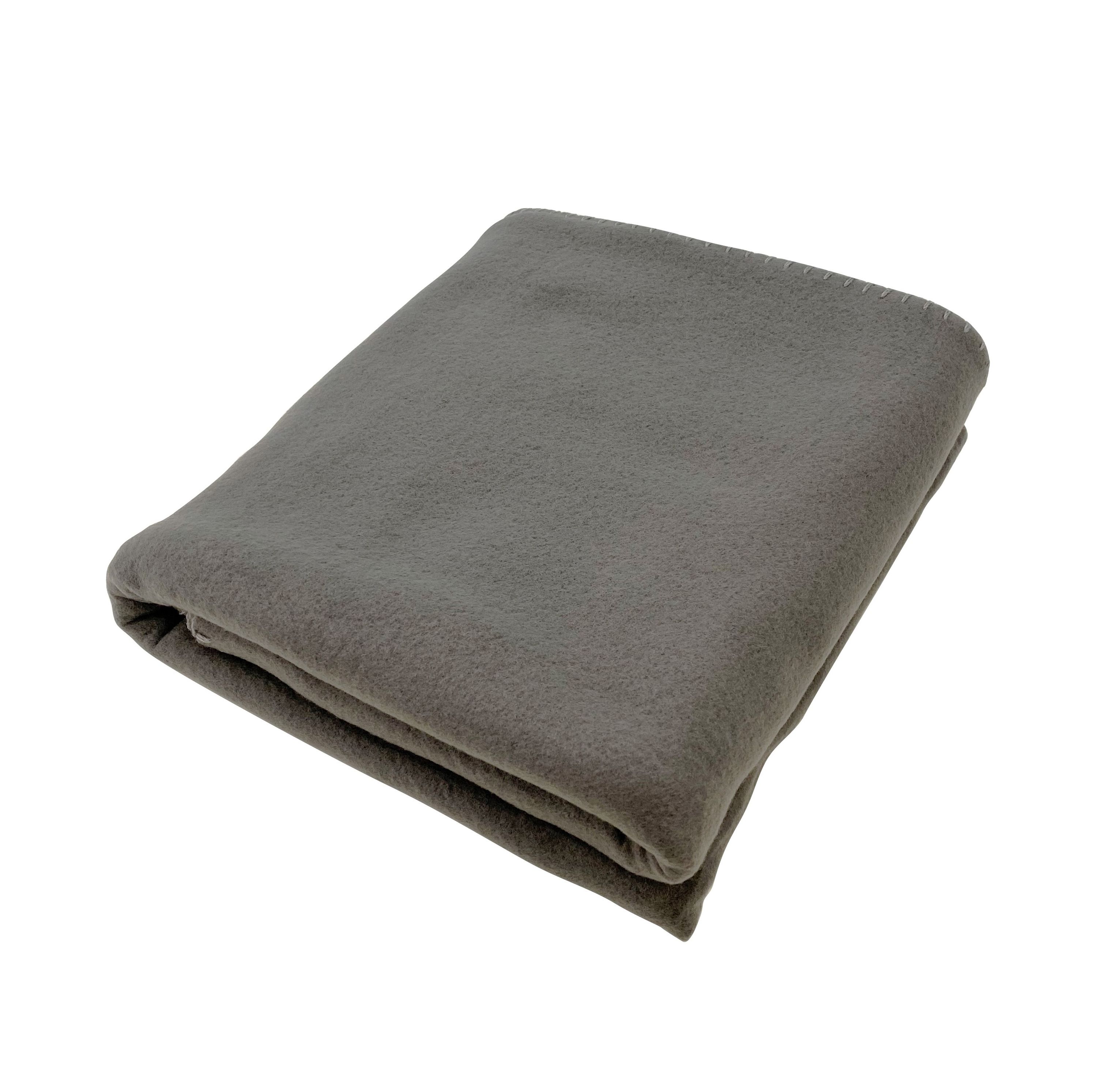 Kuscheldecke Fleece 130 x 170 cm anthrazit