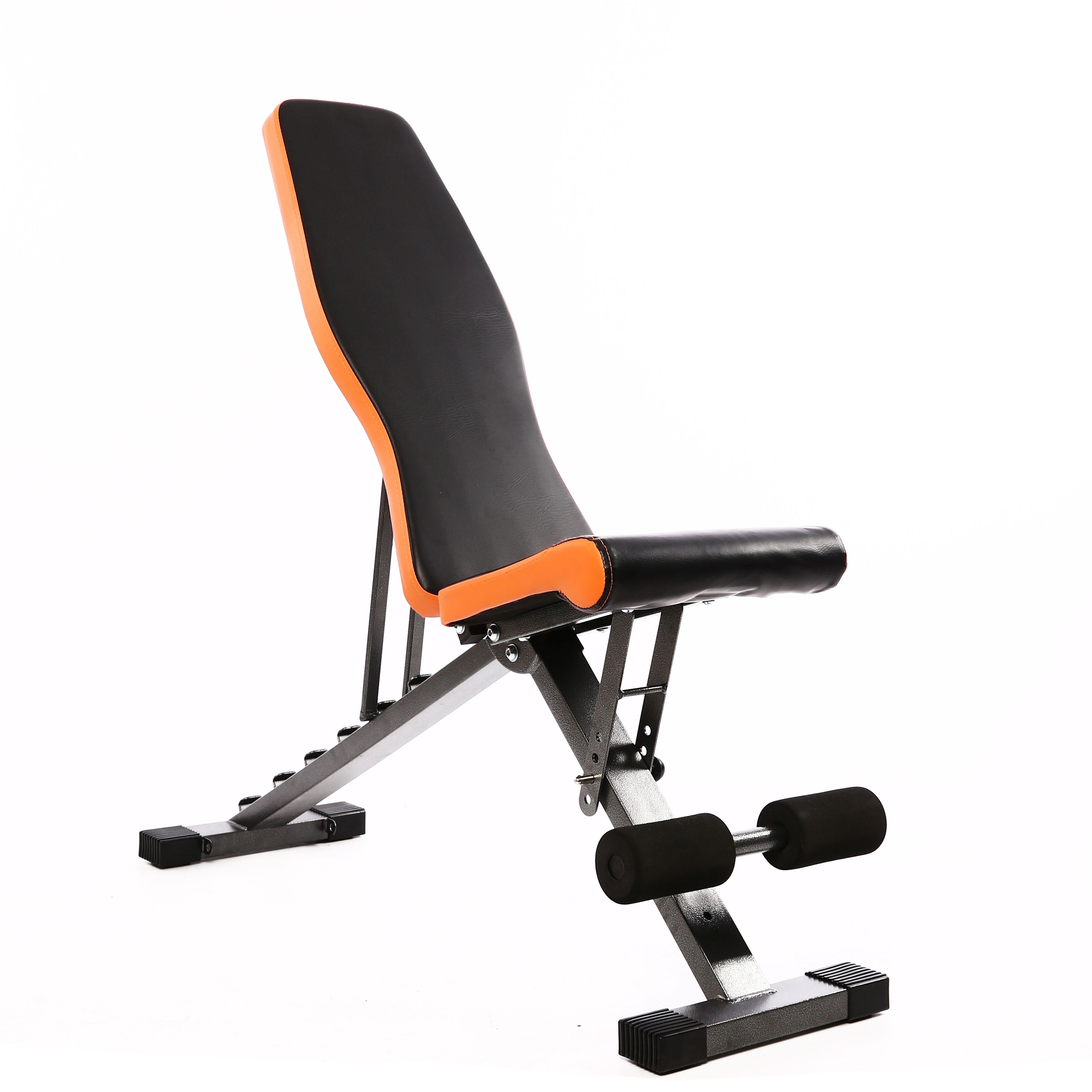 Hantelbank verstellbar schwarz/orange
