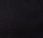 Baby Fusssack schwarz Nahaufnahme Material