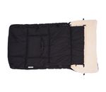 Baby Fusssack schwarz Oberseite