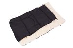 Baby Fusssack schwarz schräge Ansicht