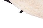 Baby Fusssack schwarz Nahaufnahme Seite