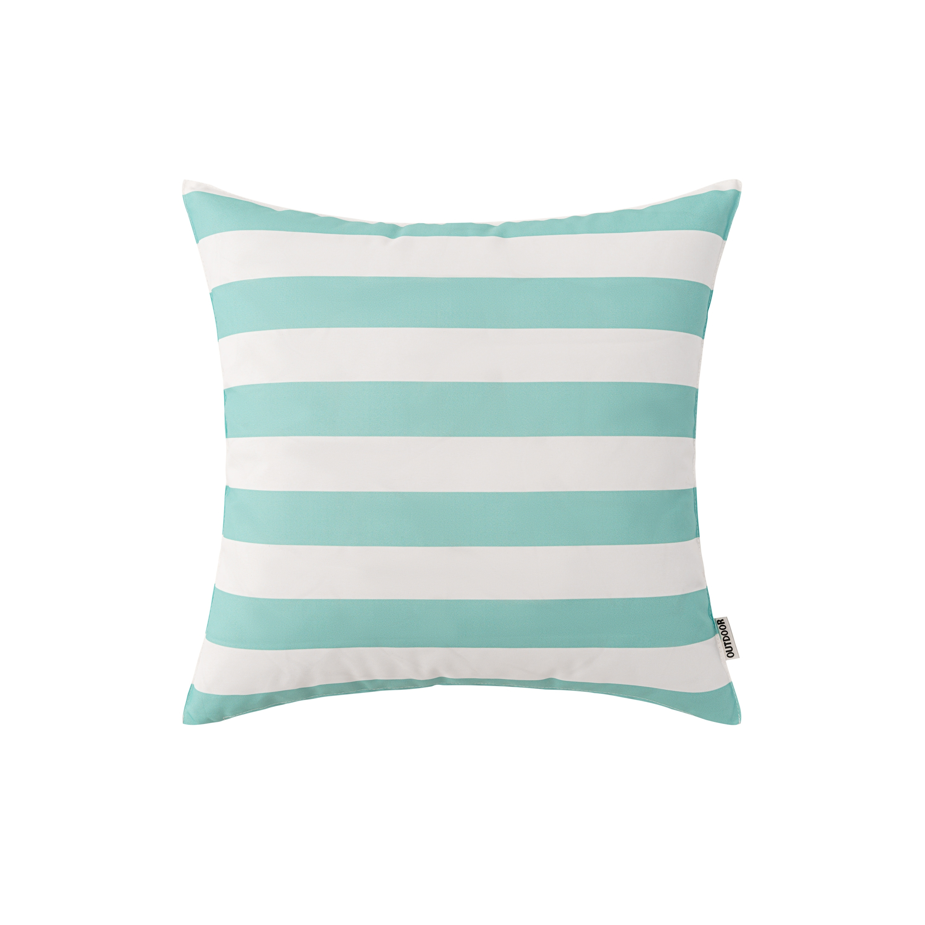 Outdoorkissen SURI türkis/weiss 45 x 45 cm