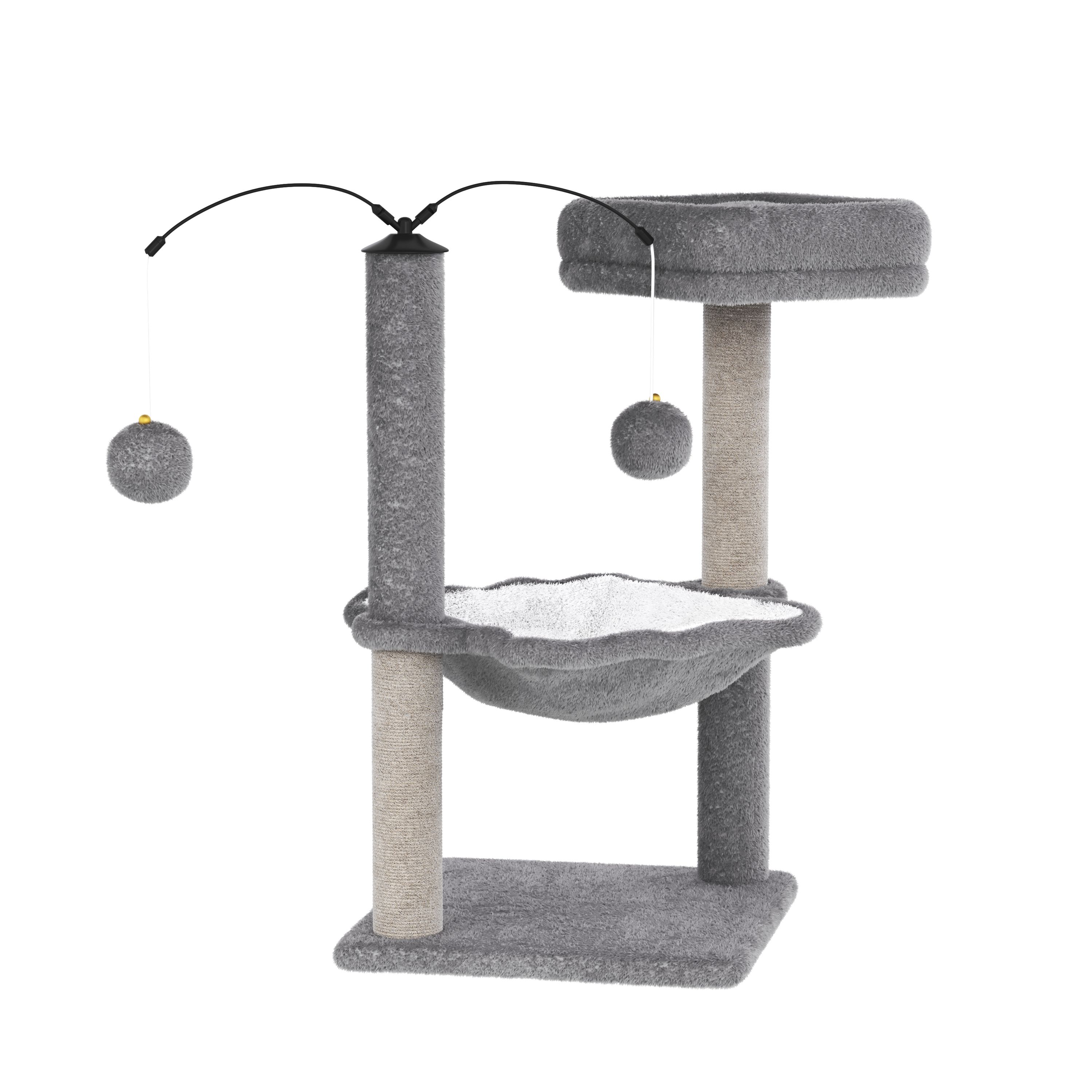 Katzenbaum BONNY 76 cm grau