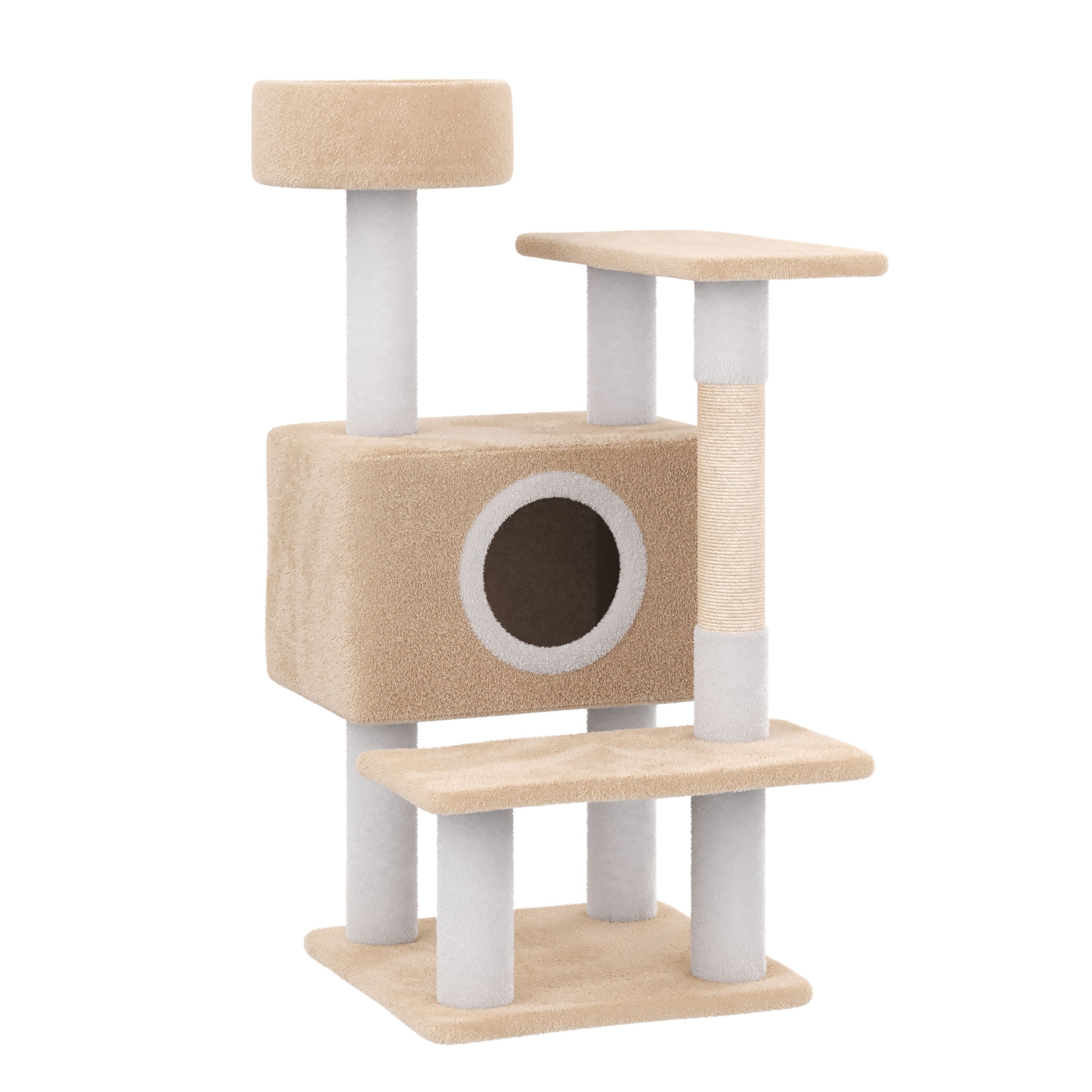 Katzenbaum CLYDE 90 cm beige