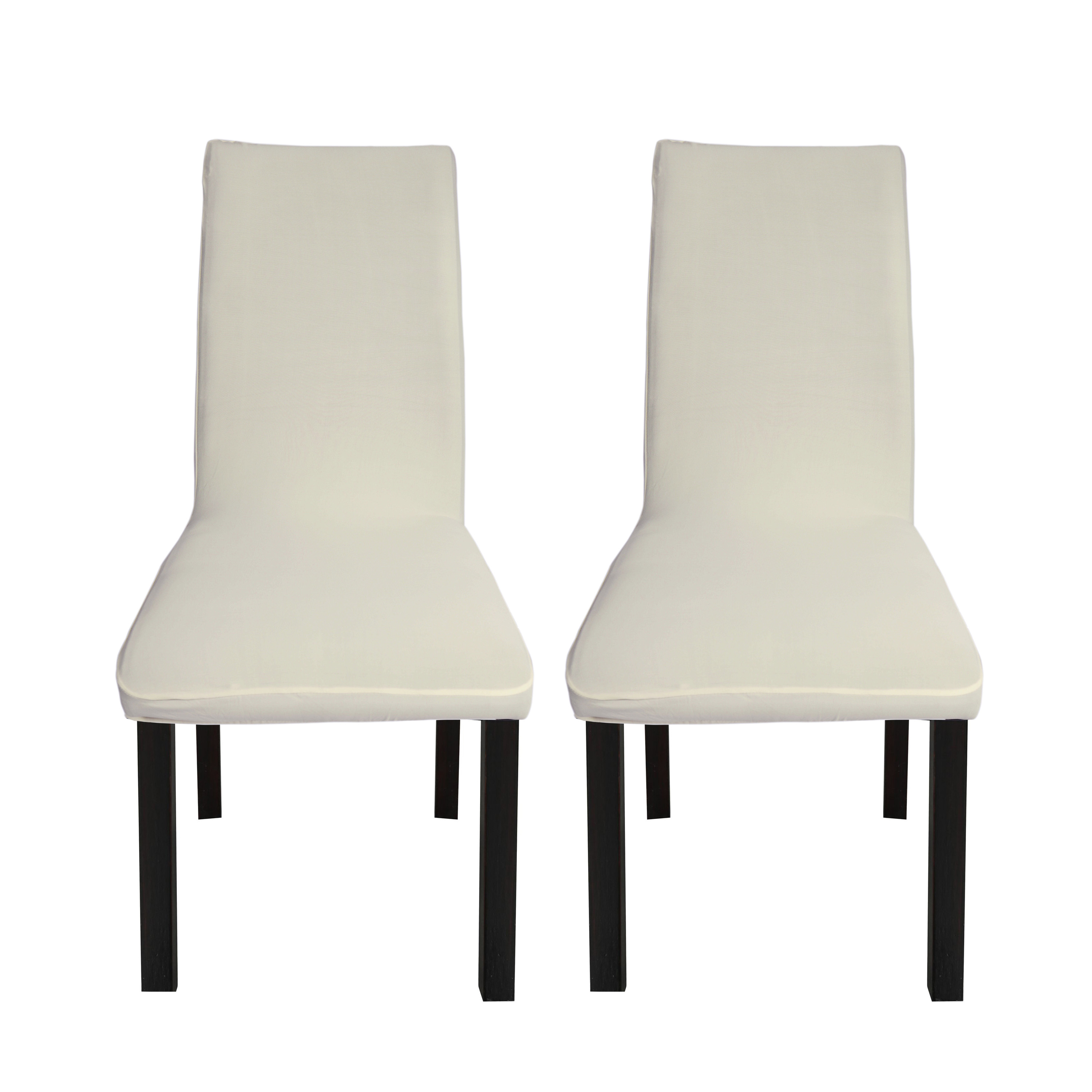 Stuhlbezug 2er Set beige