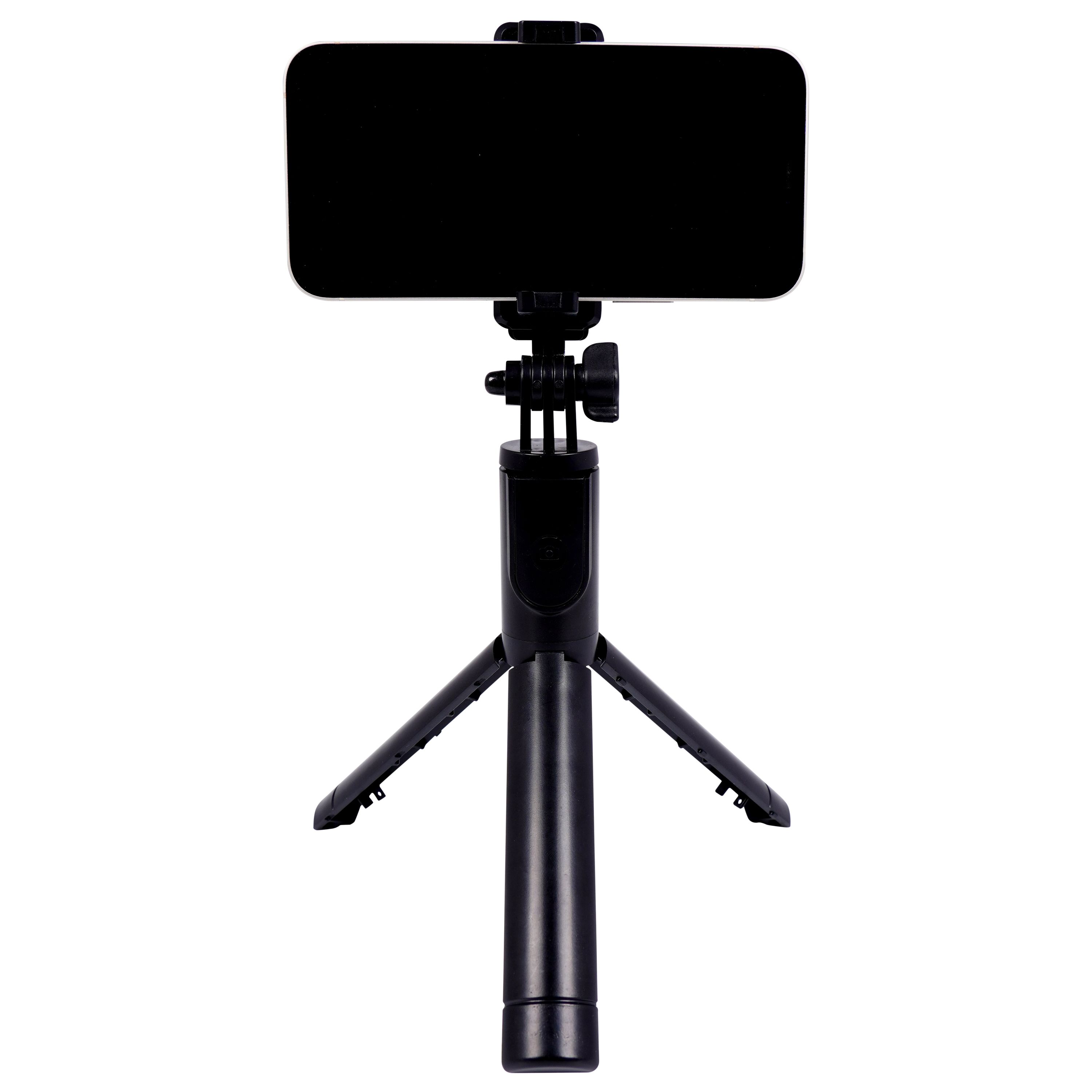 Selfie Stick Stativ mit Bluetooth schwarz
