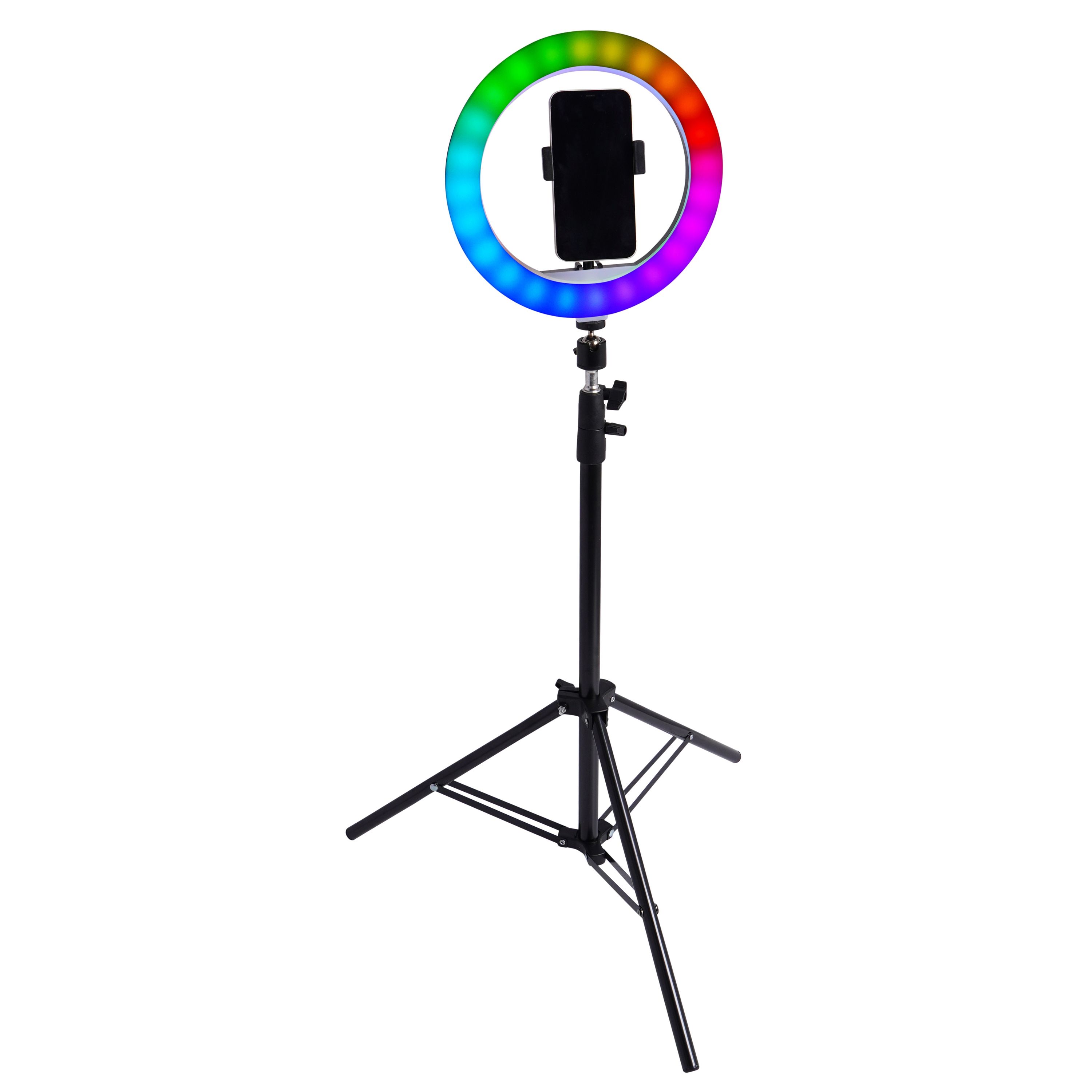 LED Ringlicht RGB mit Stativ