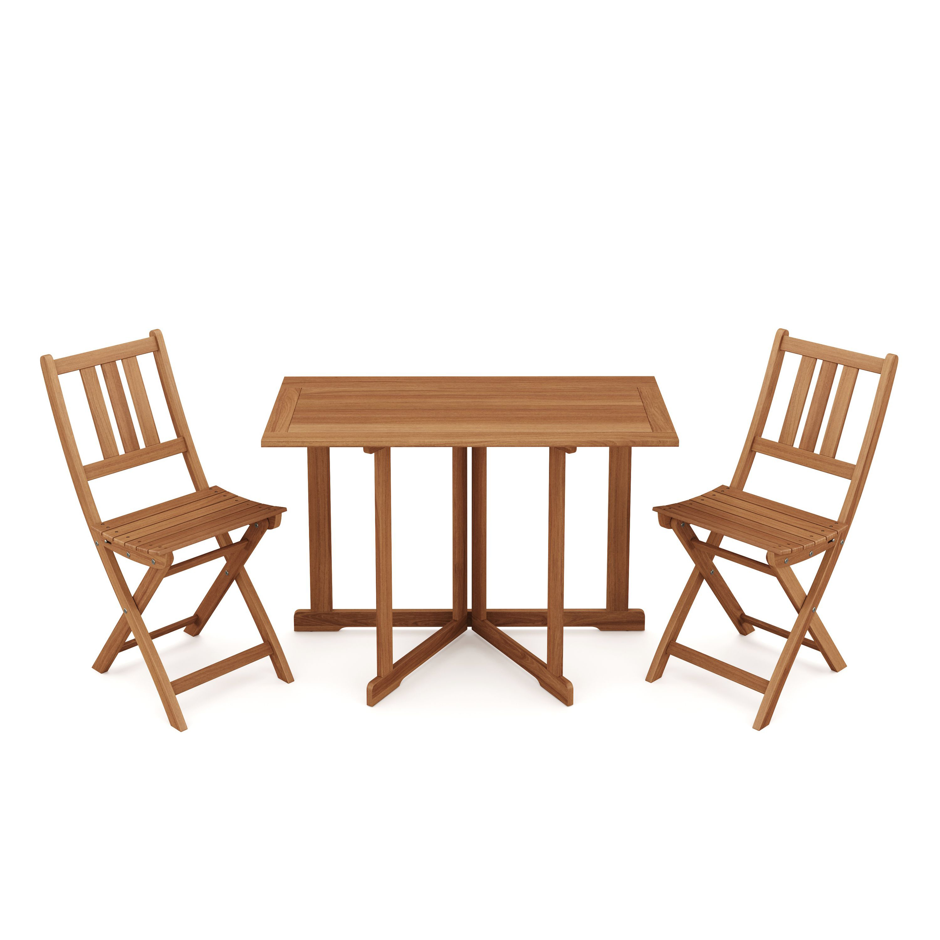 Balkonmöbel Set Holz CANNOBIO 3-teilig