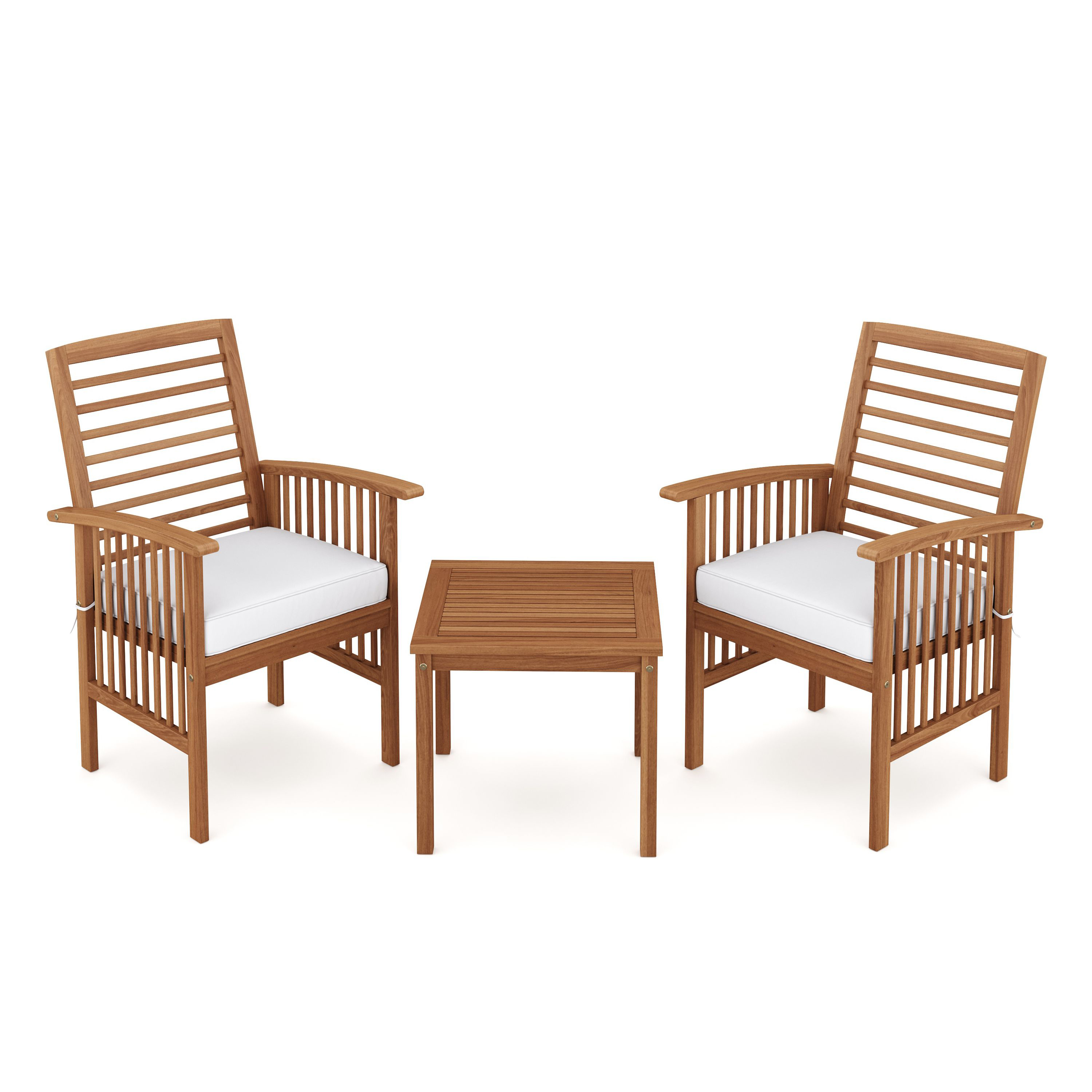Gartenmöbel Set Holz CORDOBA 3-teilig