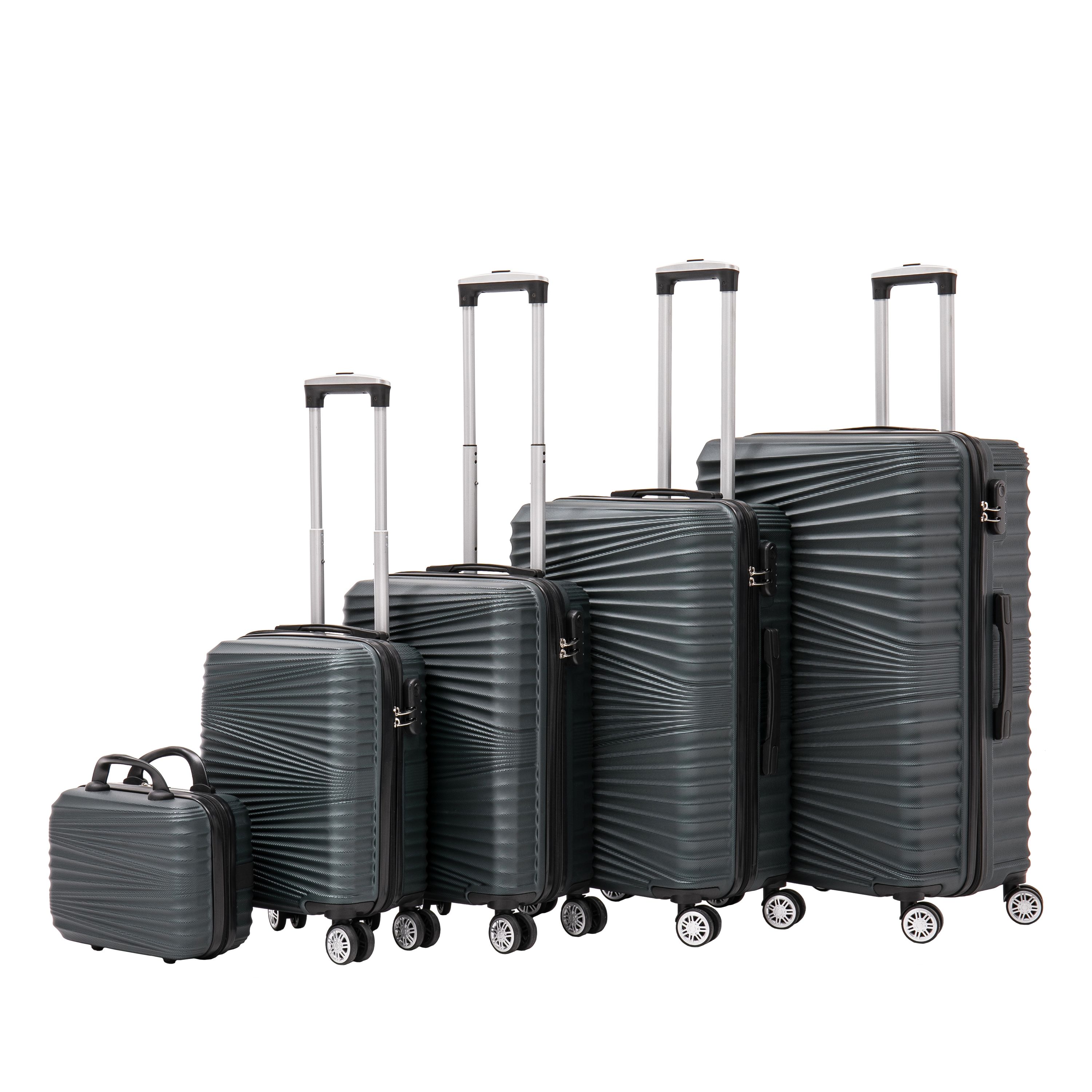 Reisekoffer Hartschalenkoffer NIA 5er Set smaragd