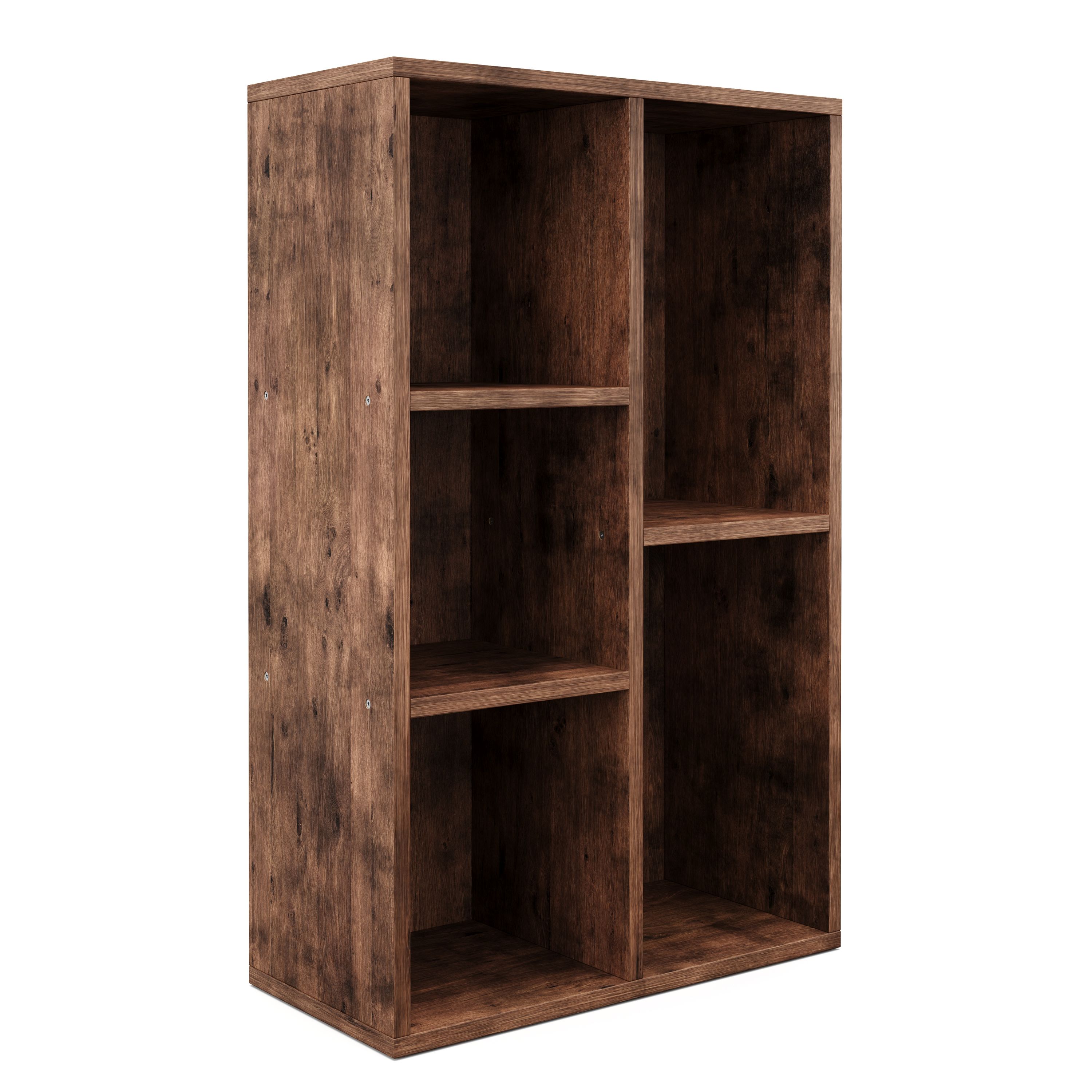 Bücherregal Vintage BONITA 5 Fächer 50 x 80 cm