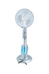 Standventilator mit Sprühnebel FOGGY silber Rückseite